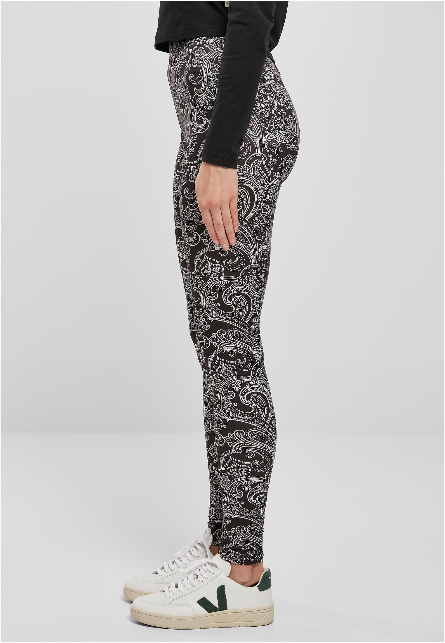 Ladies Soft AOP Leggings blacknewpaisley 3XL - variant image 1
