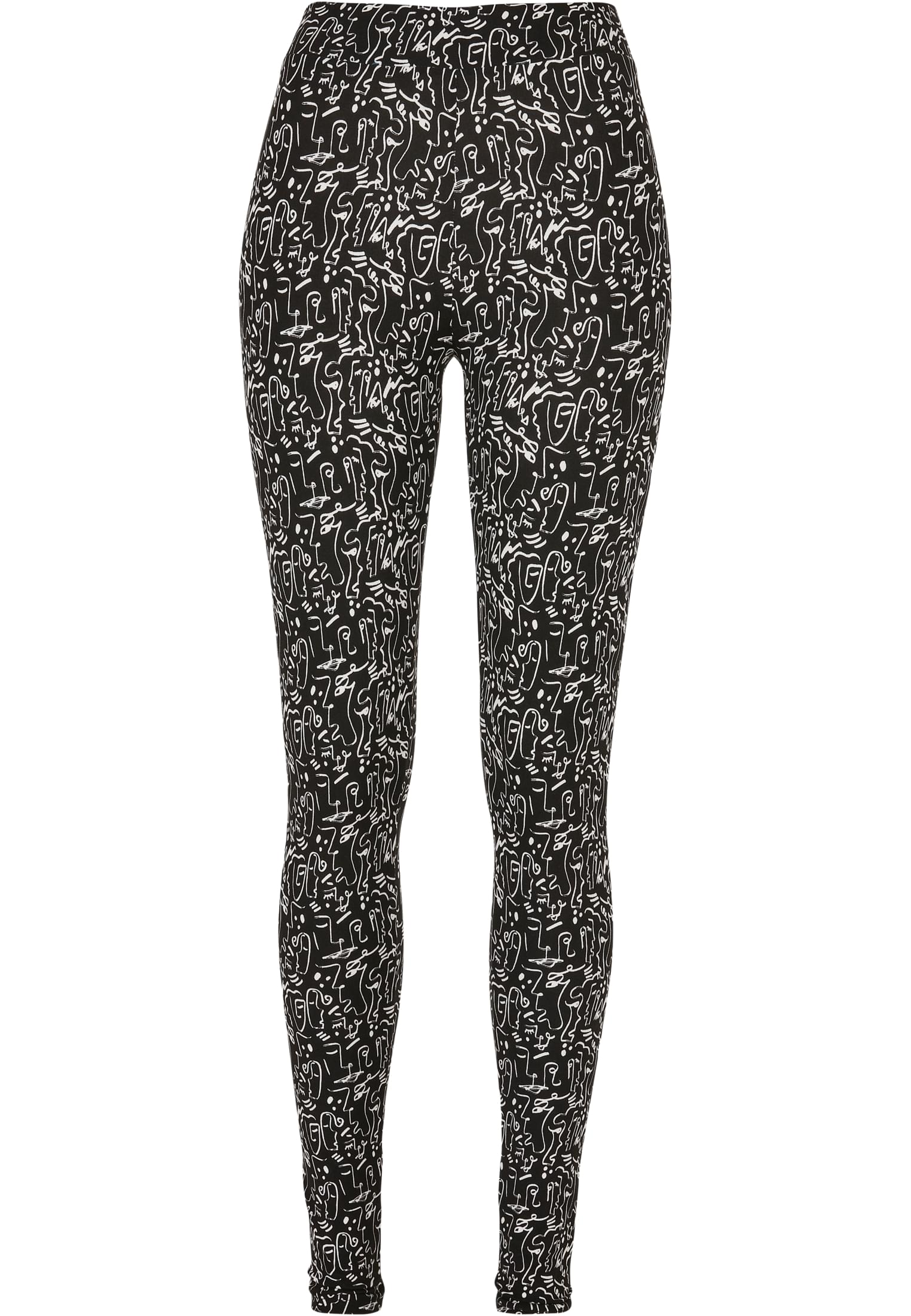 Frauen weiche AOP Leggings schwarz 3XL
 - variant image 5