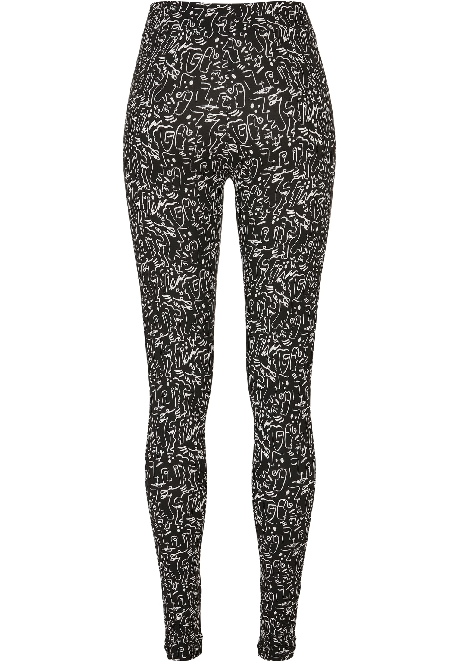 Frauen weiche AOP Leggings schwarz 3XL
 - variant image 7