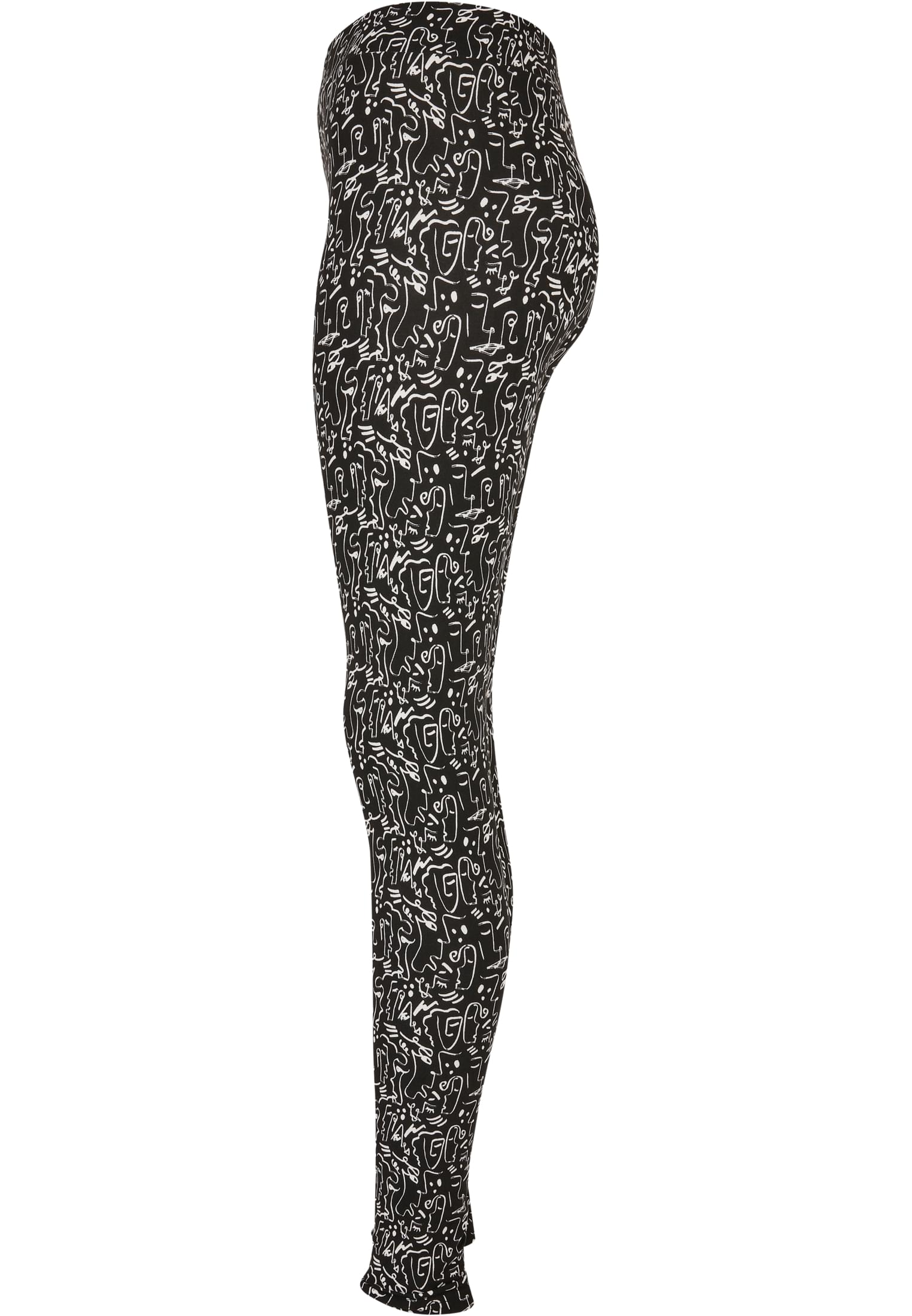 Frauen weiche AOP Leggings schwarz 3XL
 - variant image 6