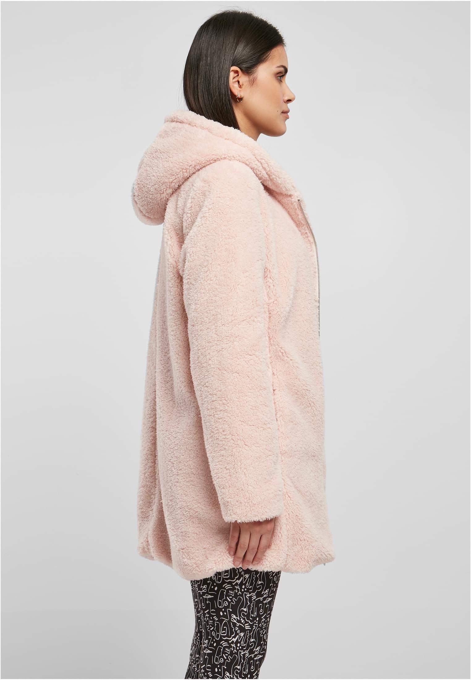 Ladies Sherpa Jacket pink 3XL - variant image 3
