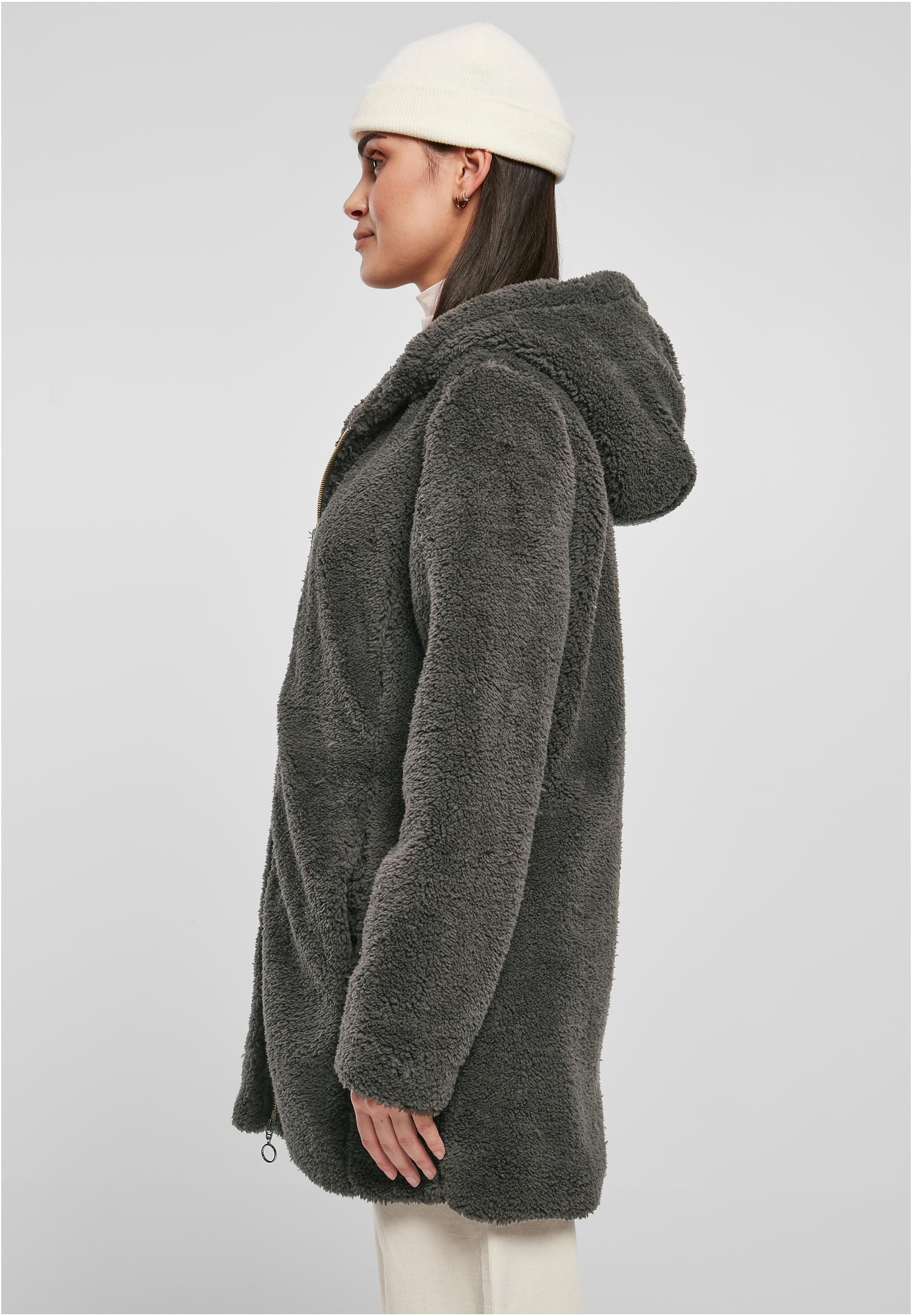 Ladies Sherpa Jacket brown 3XL - variant image 1