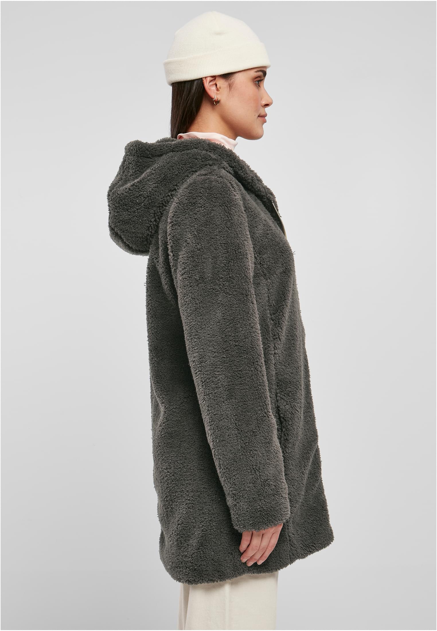 Ladies Sherpa Jacket brown 3XL - variant image 3