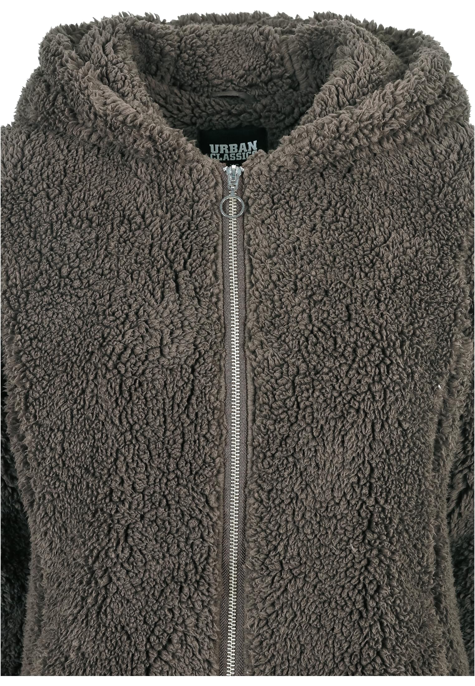 Ladies Sherpa Jacket brown 3XL - variant image 7