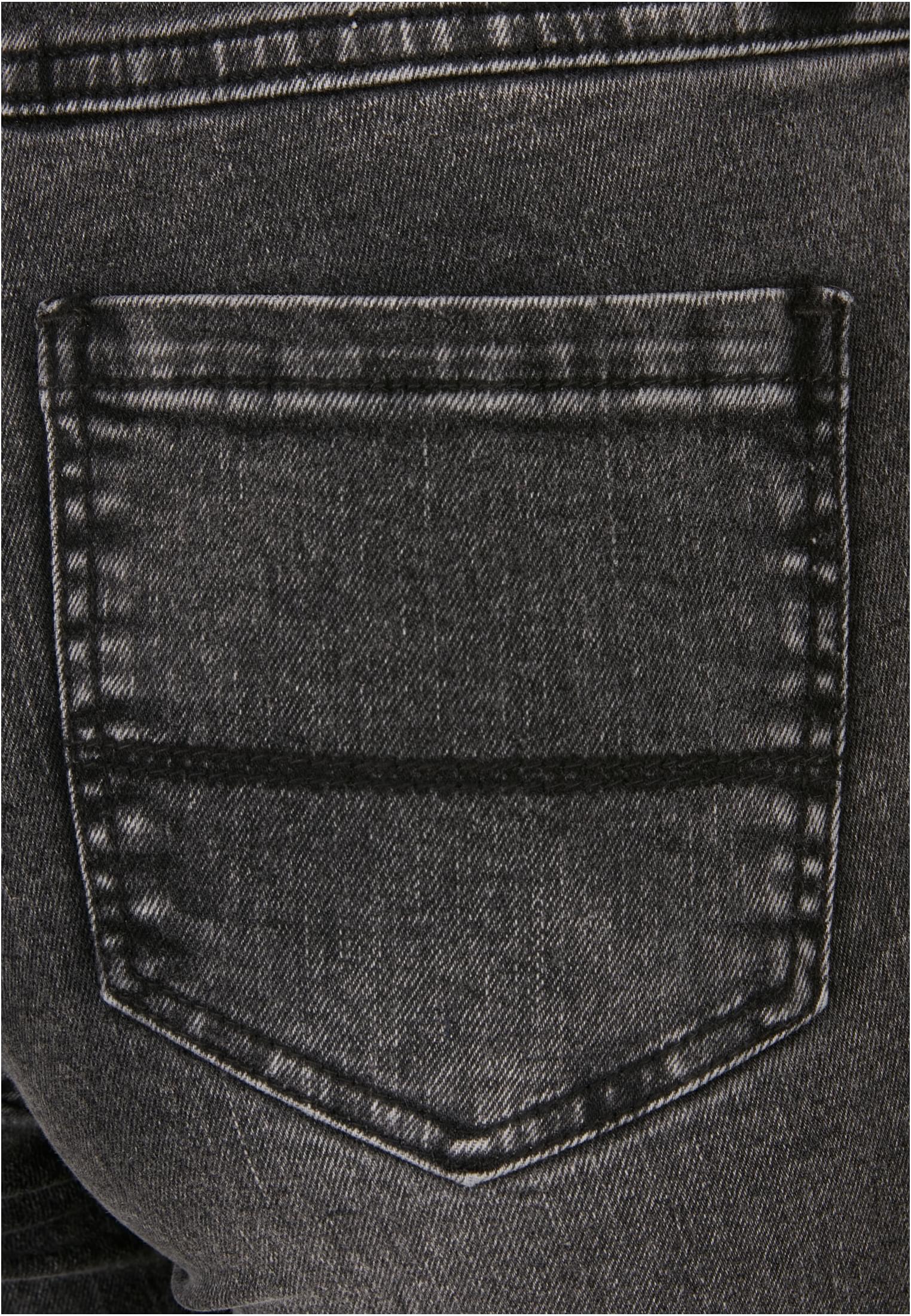 Ladies High Waist Flared Denim Pants black heavy acid washed 26 - variant image 10