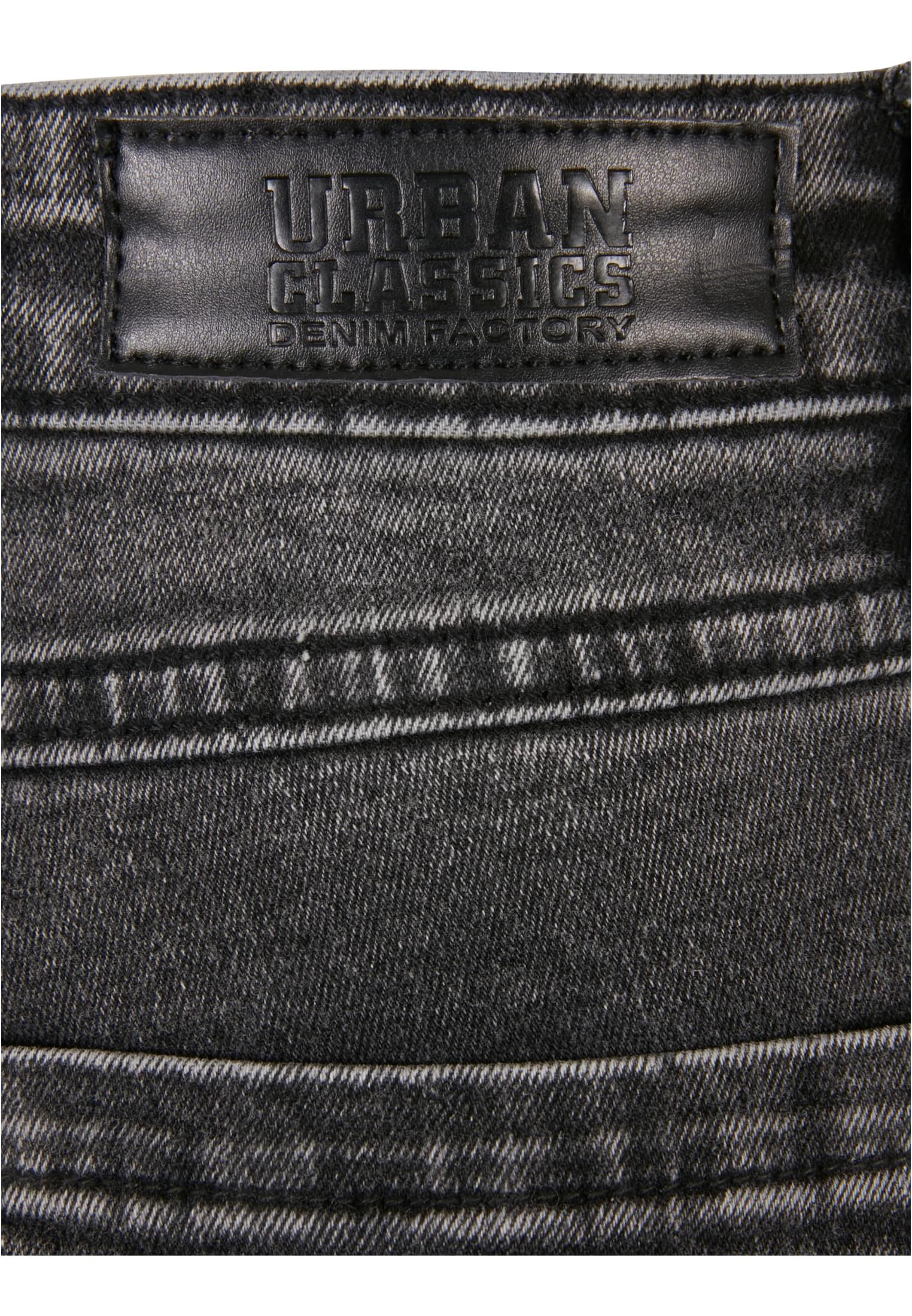 Ladies High Waist Flared Denim Pants black heavy acid washed 26 - variant image 11