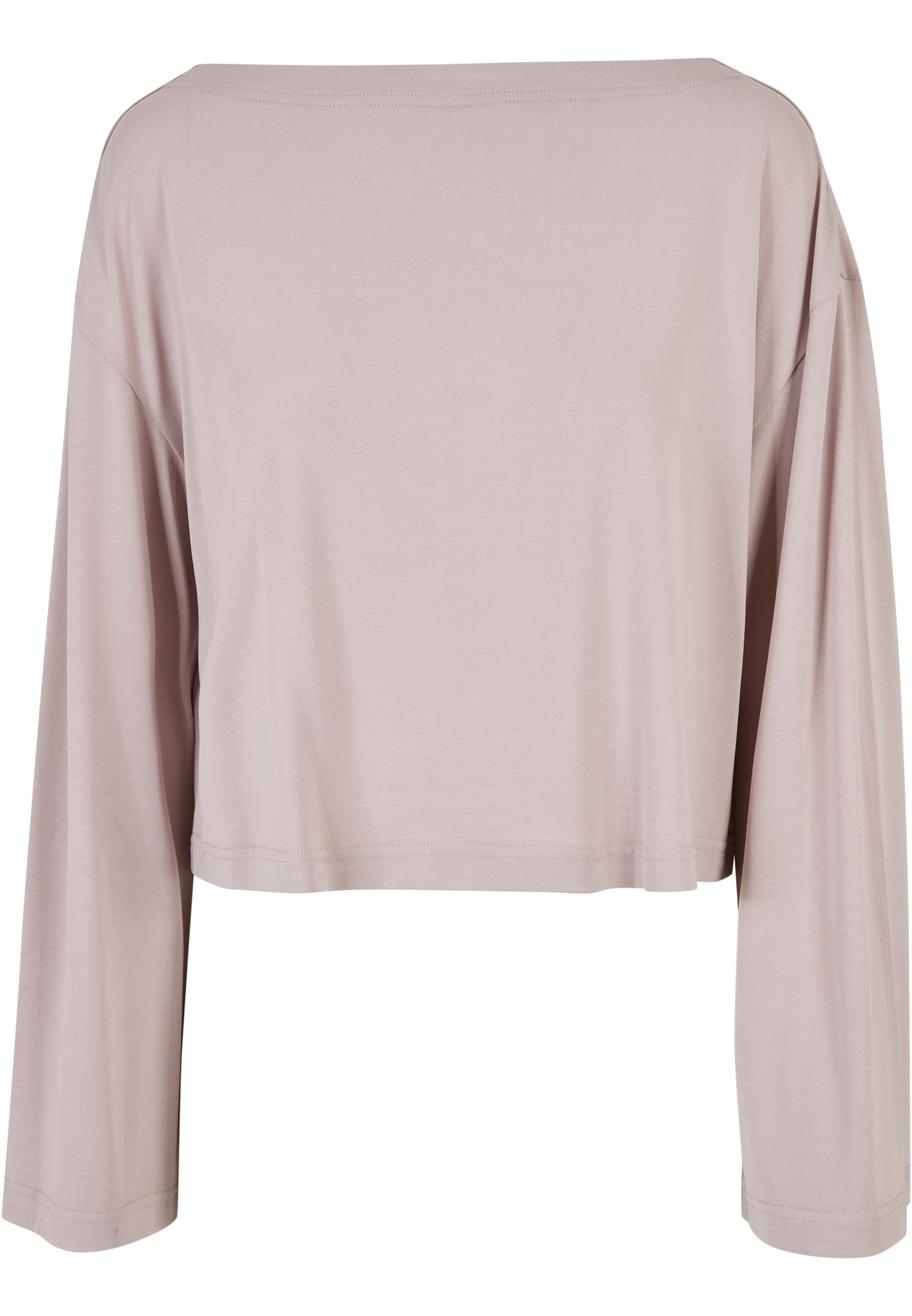 Ladies Short Modal Bateau Necklinie Longsleeve warmgrey 3XL - variant image 5