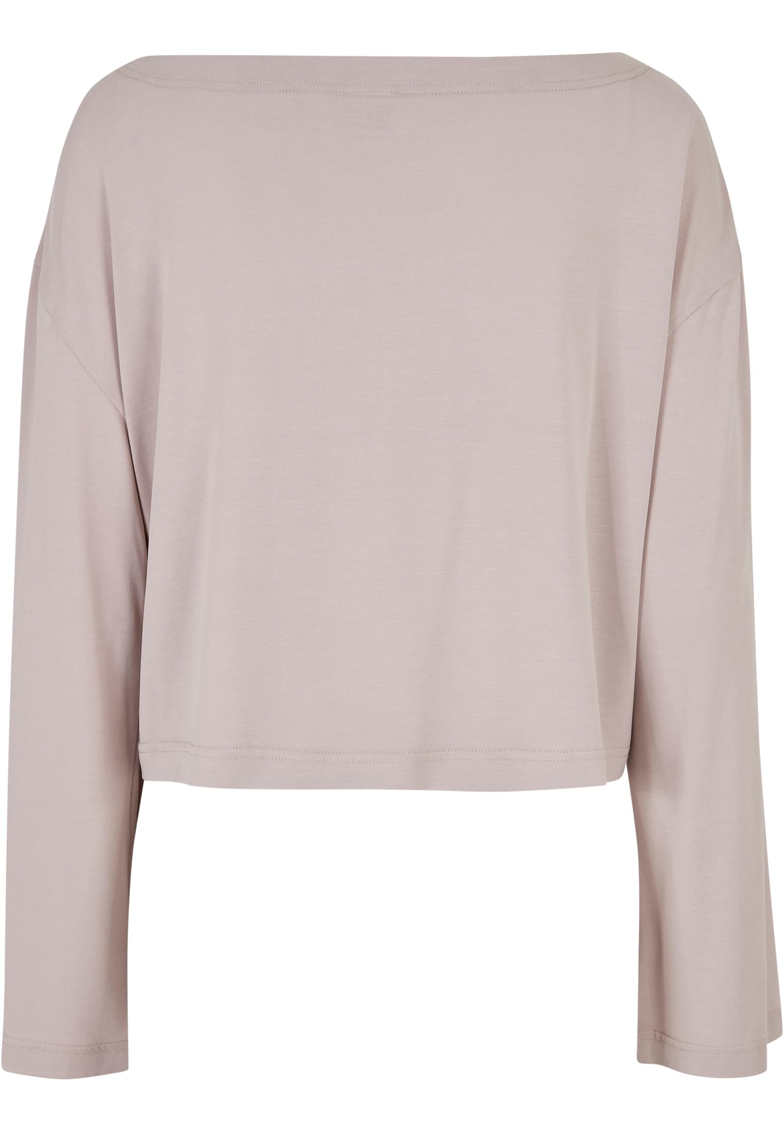 Ladies Short Modal Bateau Necklinie Longsleeve warmgrey 3XL - variant image 6