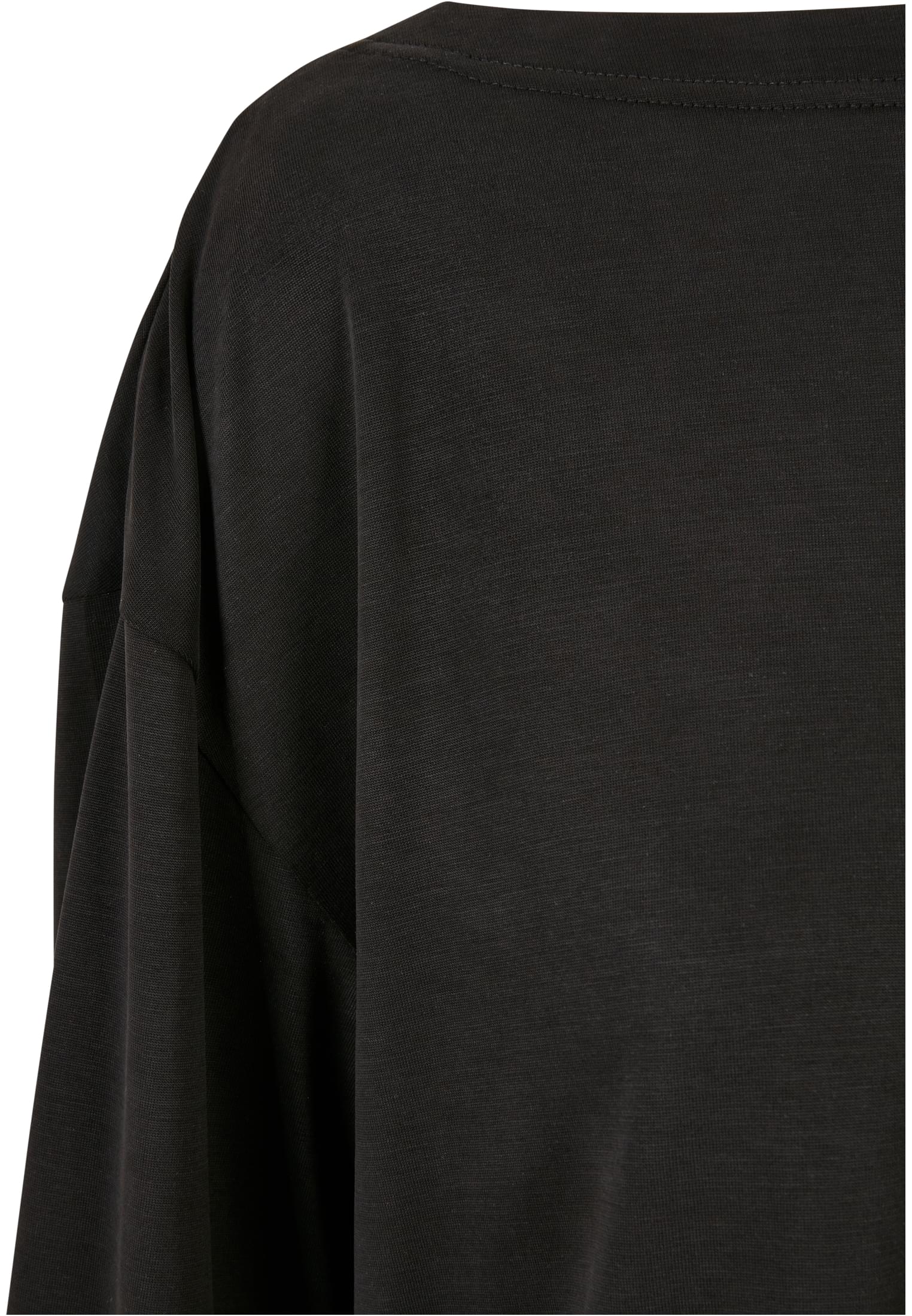 Ladies Short Modal Bateau Necklinie Longsleeve black 3XL - variant image 7