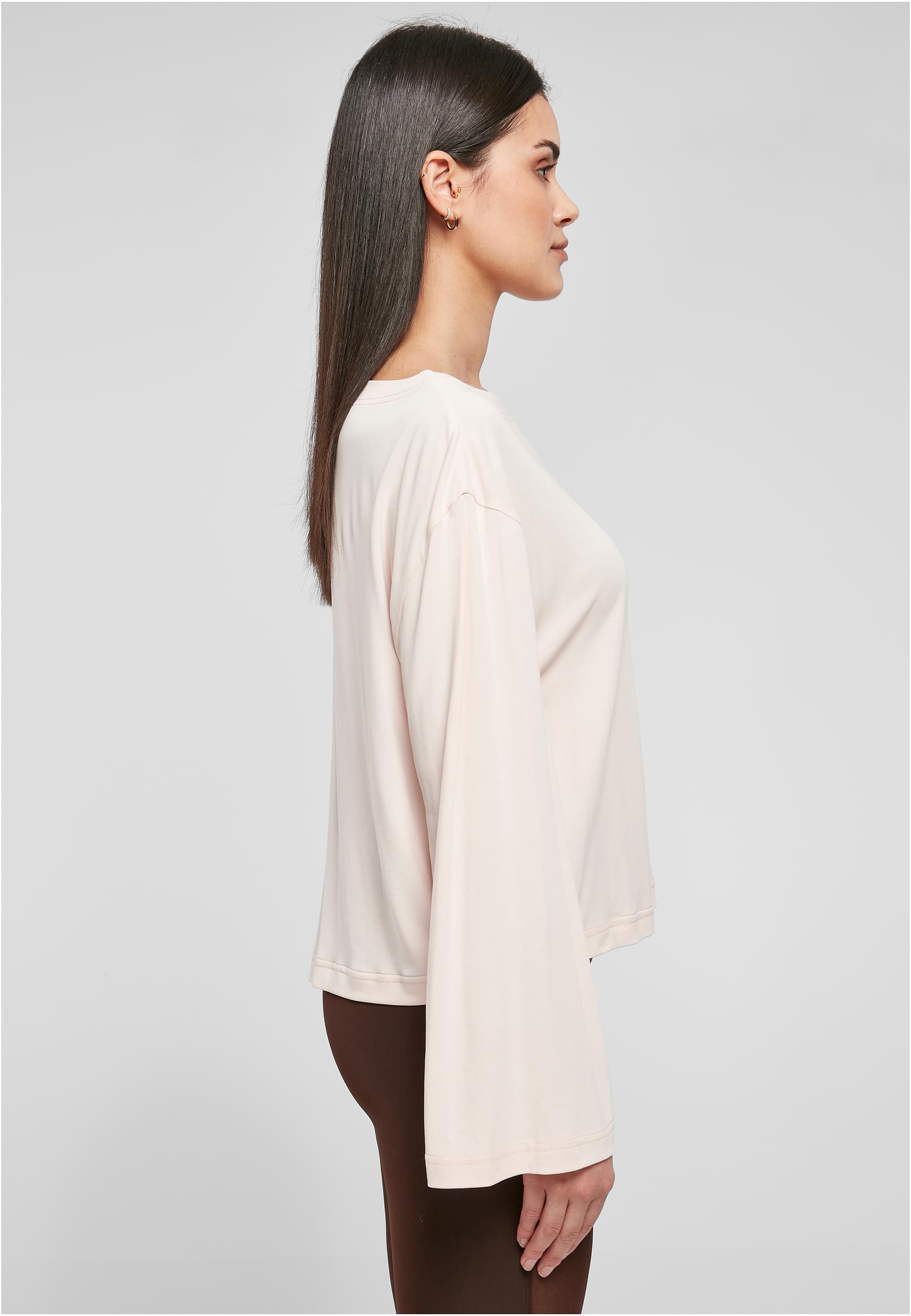 Ladies Short Modal Bateau Necklinie Longsleeve pink 3XL - variant image 3