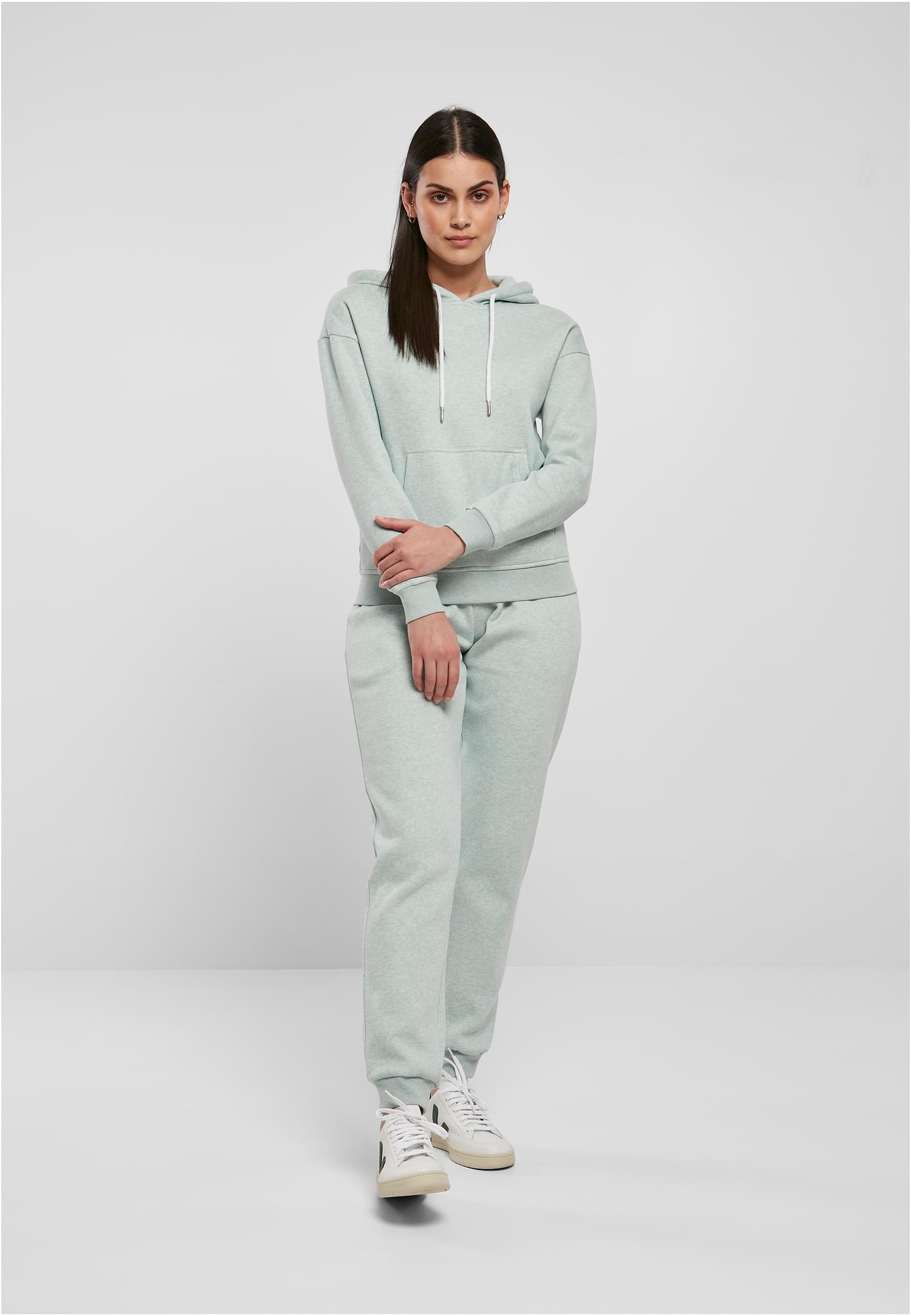 Ladies Color Melange Hoody salvia melange 3XL - variant image 4