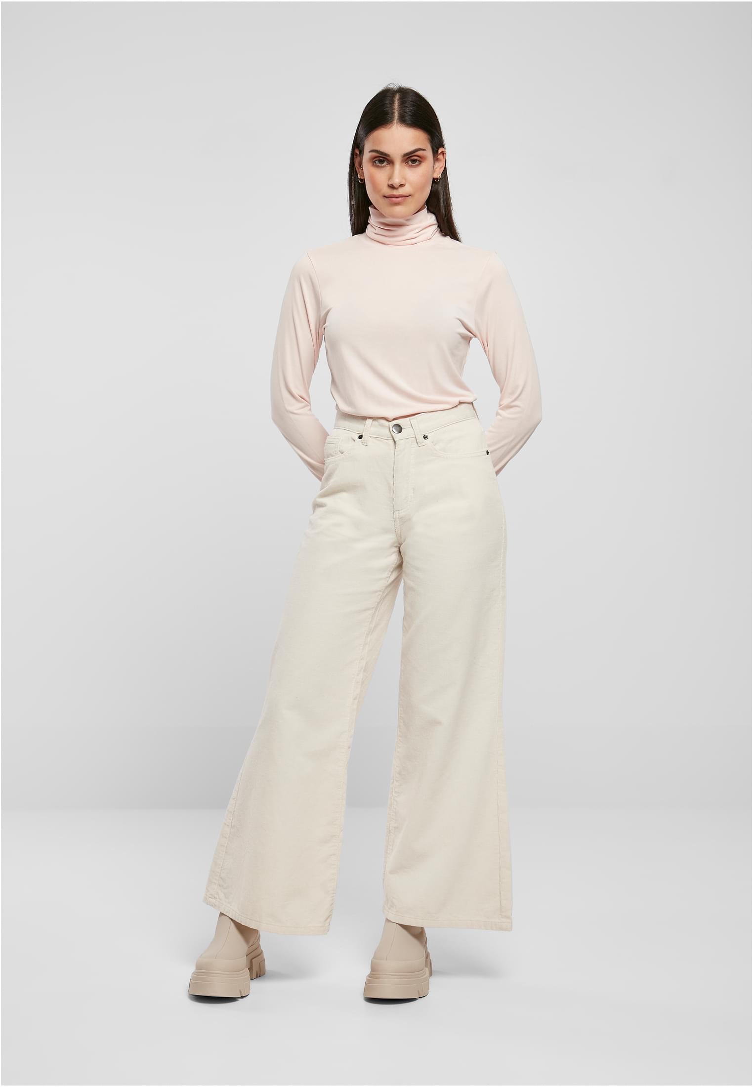 Ladies Modal Turtleneck Longsleeve pink 3XL - variant image 4