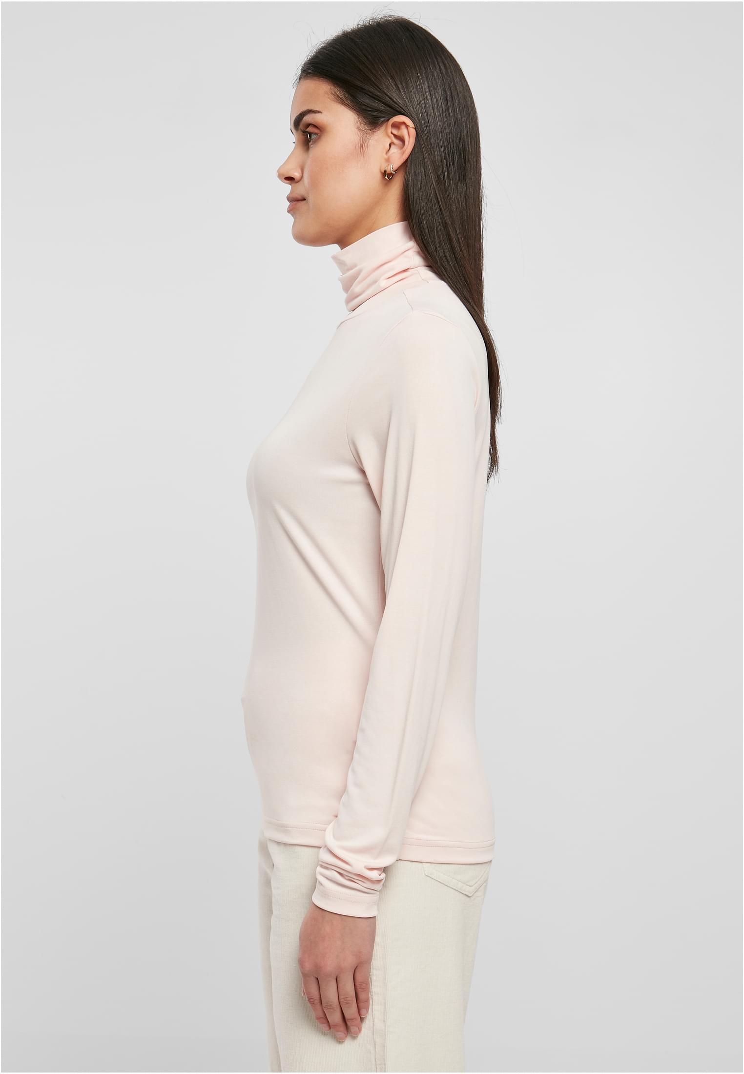 Ladies Modal Turtleneck Longsleeve pink 3XL - variant image 1