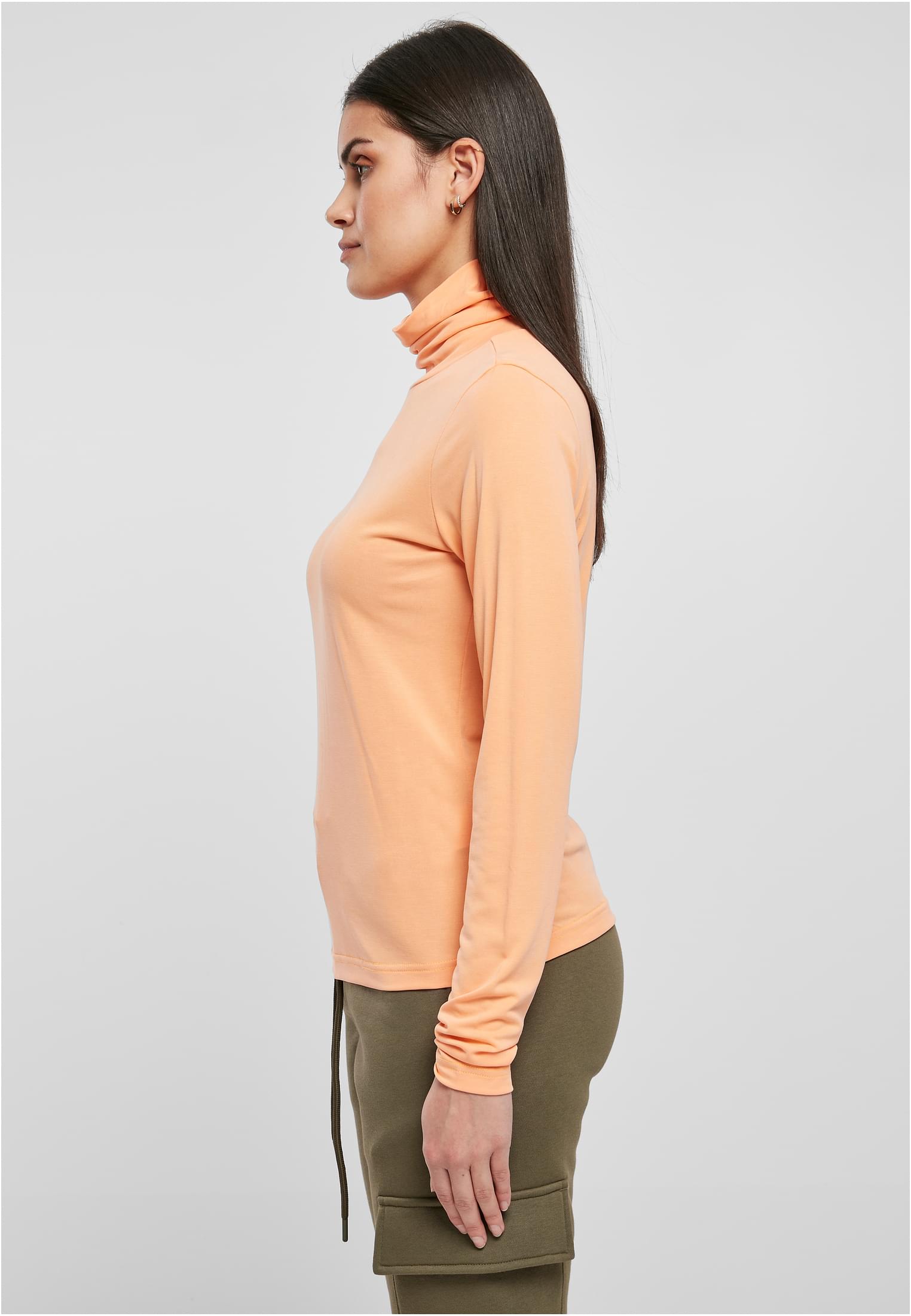 Ladies Modal Turtleneck Longsleeve papaya 3XL - variant image 1