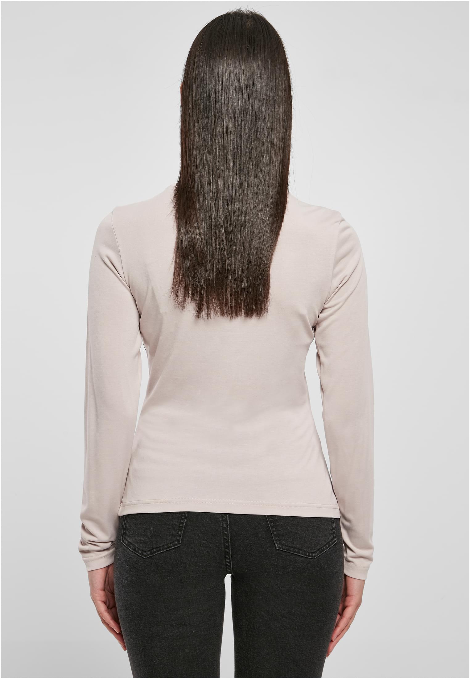 Ladies Modal Turtleneck Longsleeve warmgrey 3XL - variant image 2