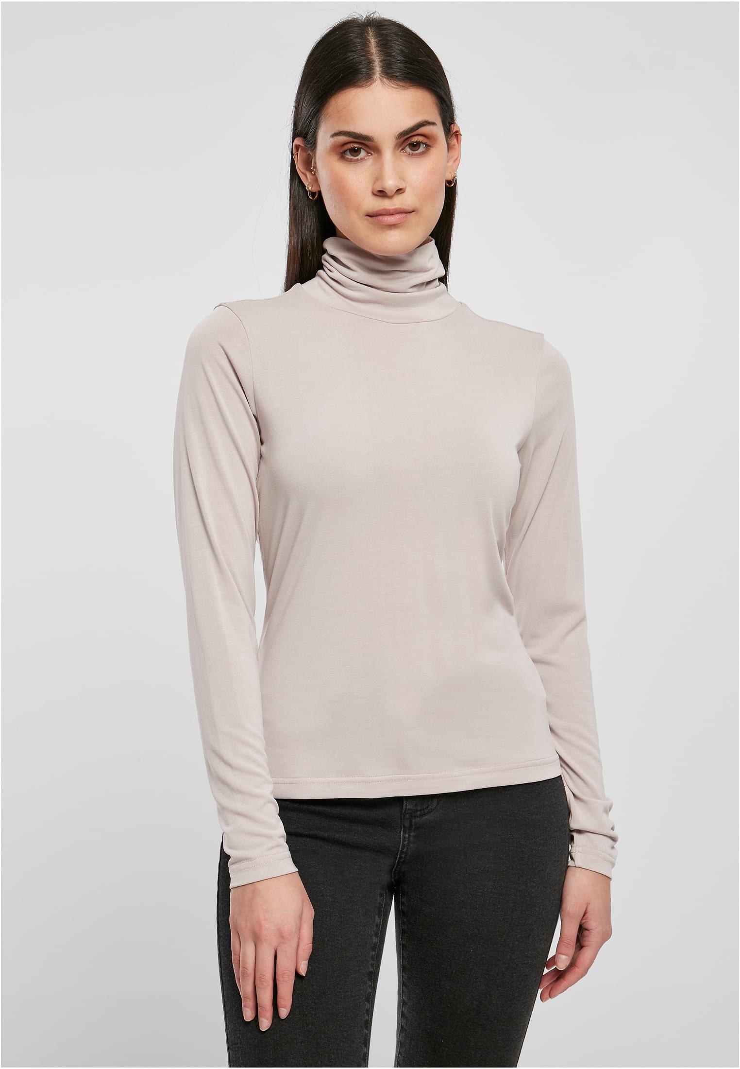 Ladies Modal Turtleneck Longsleeve warmgrey 3XL - alternate variant 5