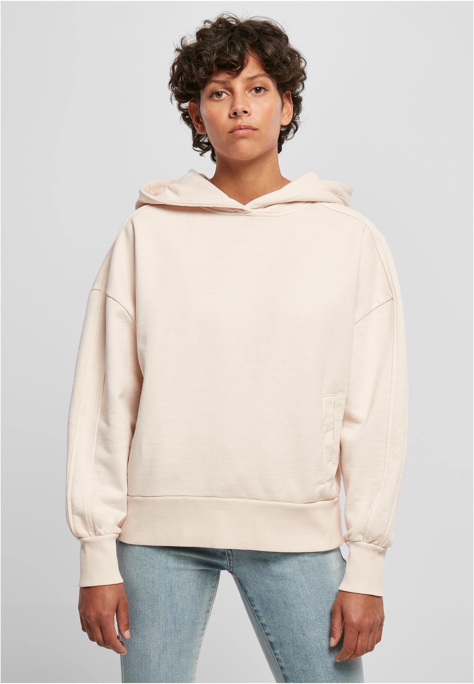 Ladies Heavy Terry Garment Dye Hoody pink 3XL - alternate variant 1