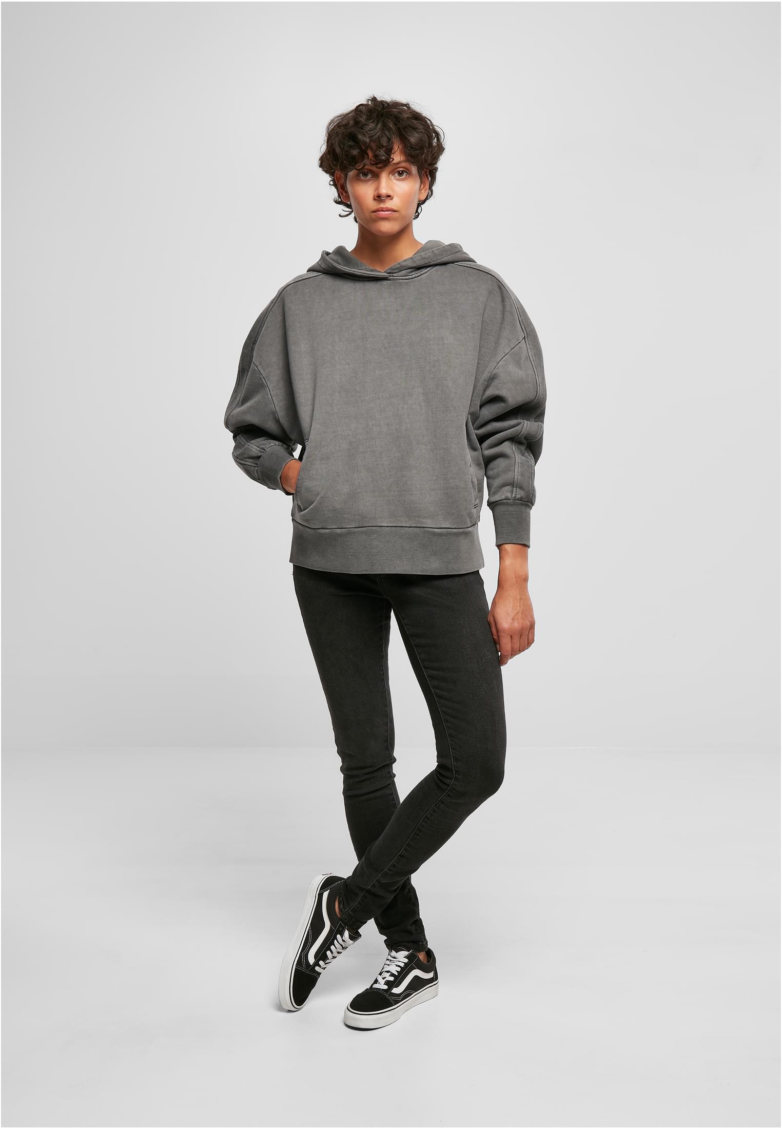 Ladies Heavy Terry Garment Dye Hoody darkshadow 3XL - variant image 4