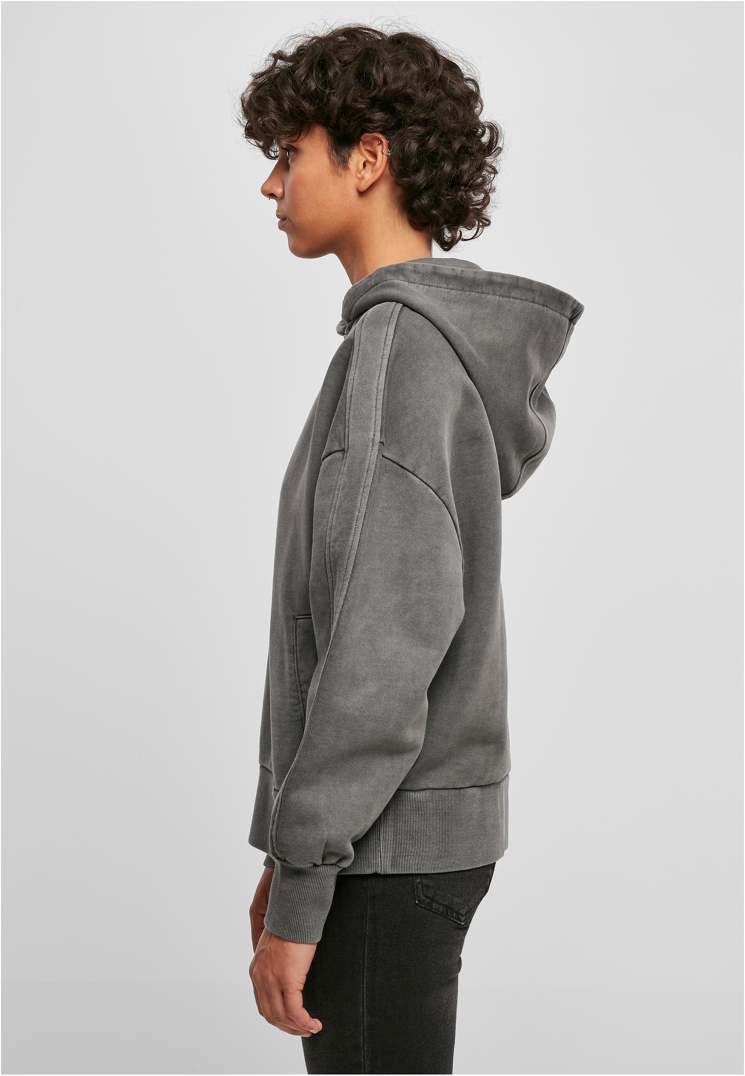 Ladies Heavy Terry Garment Dye Hoody darkshadow 3XL - variant image 1
