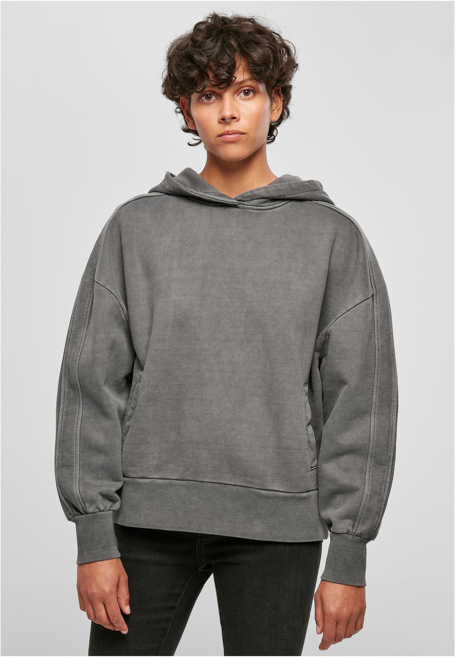 Ladies Heavy Terry Garment Dye Hoody darkshadow 3XL - alternate variant 2