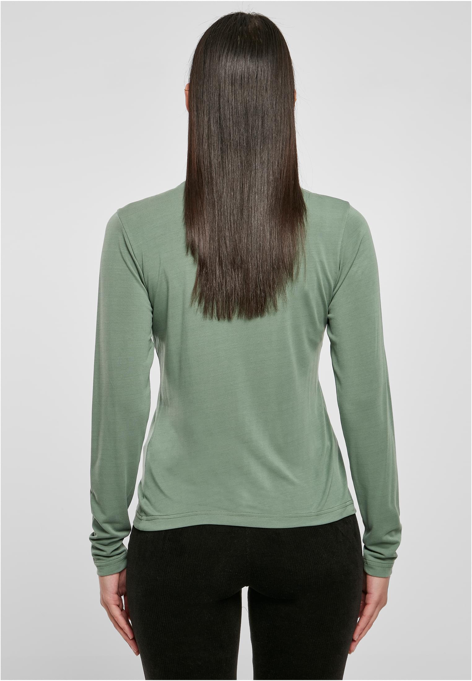Ladies Modal Turtleneck Longsleeve salvia XS - variant image 2