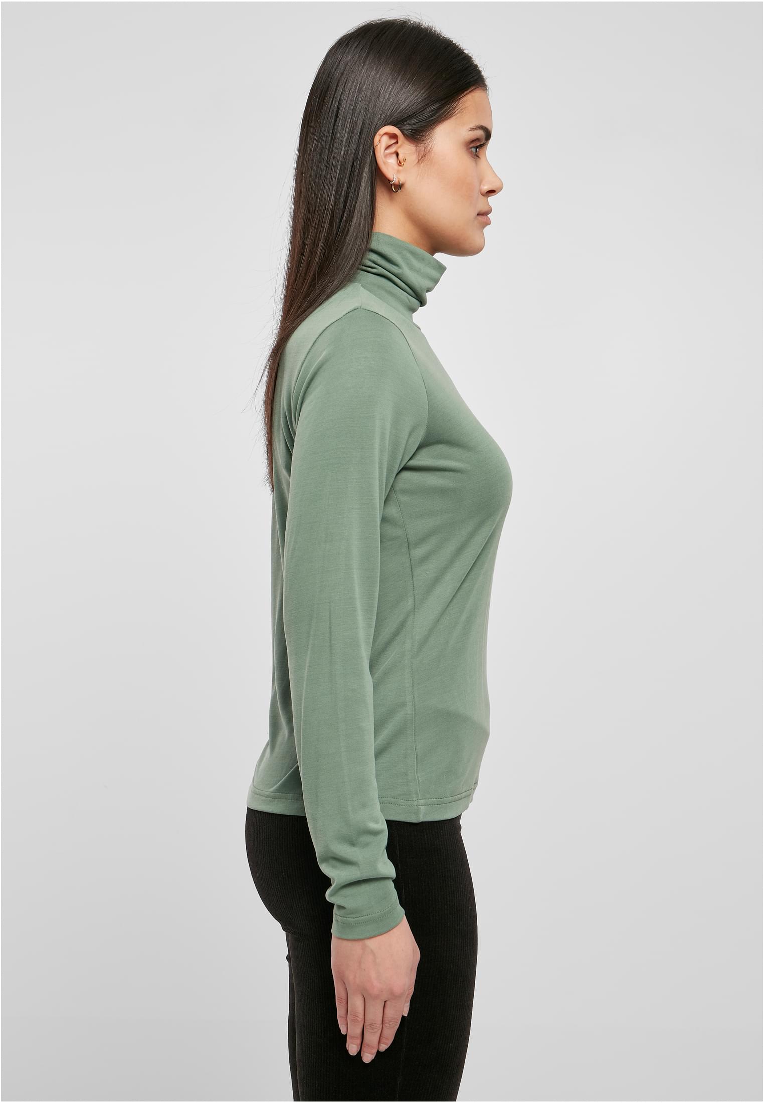 Ladies Modal Turtleneck Longsleeve salvia XS - variant image 3
