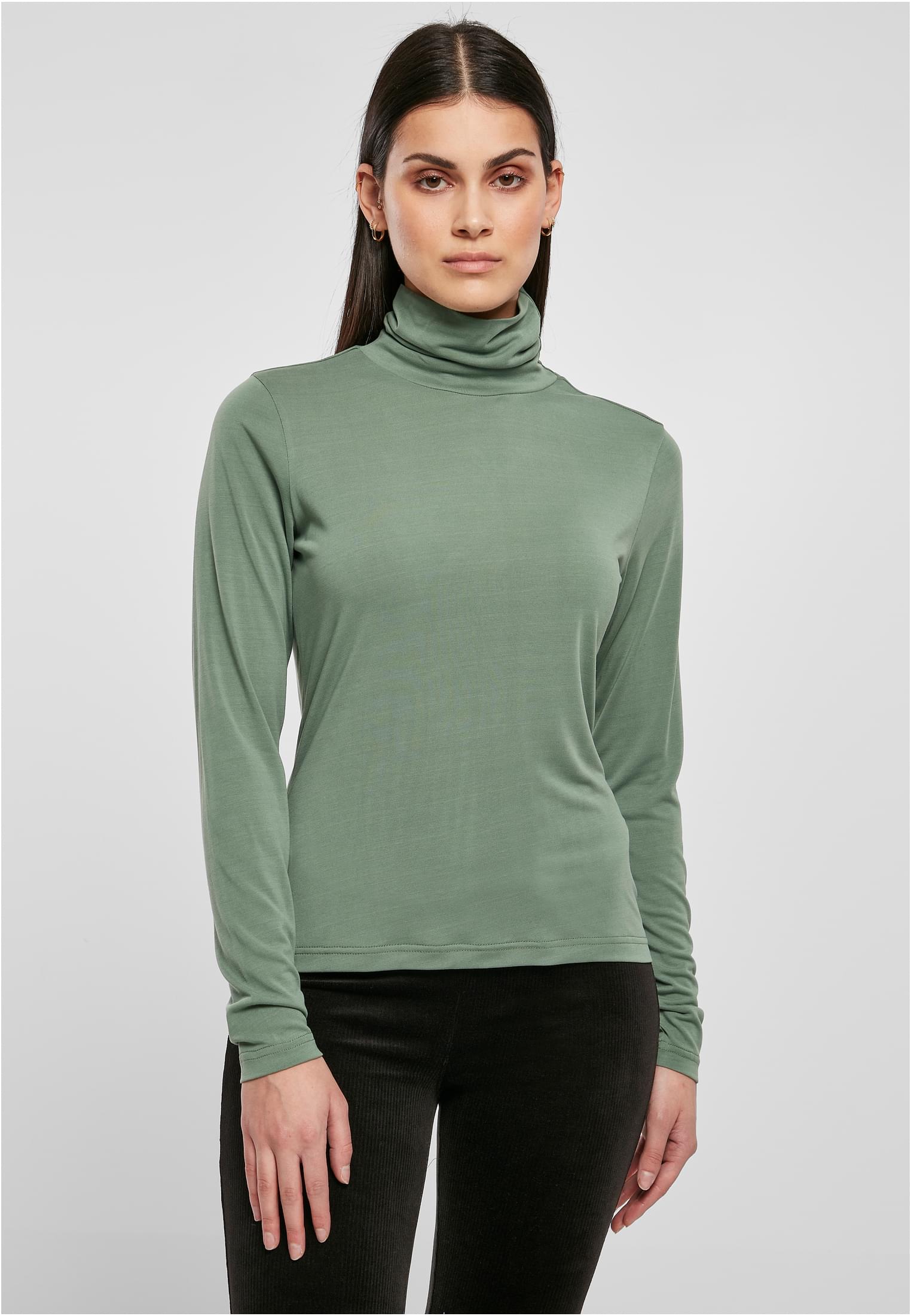 Ladies Modal Turtleneck Longsleeve salvia XS - alternate variant 6