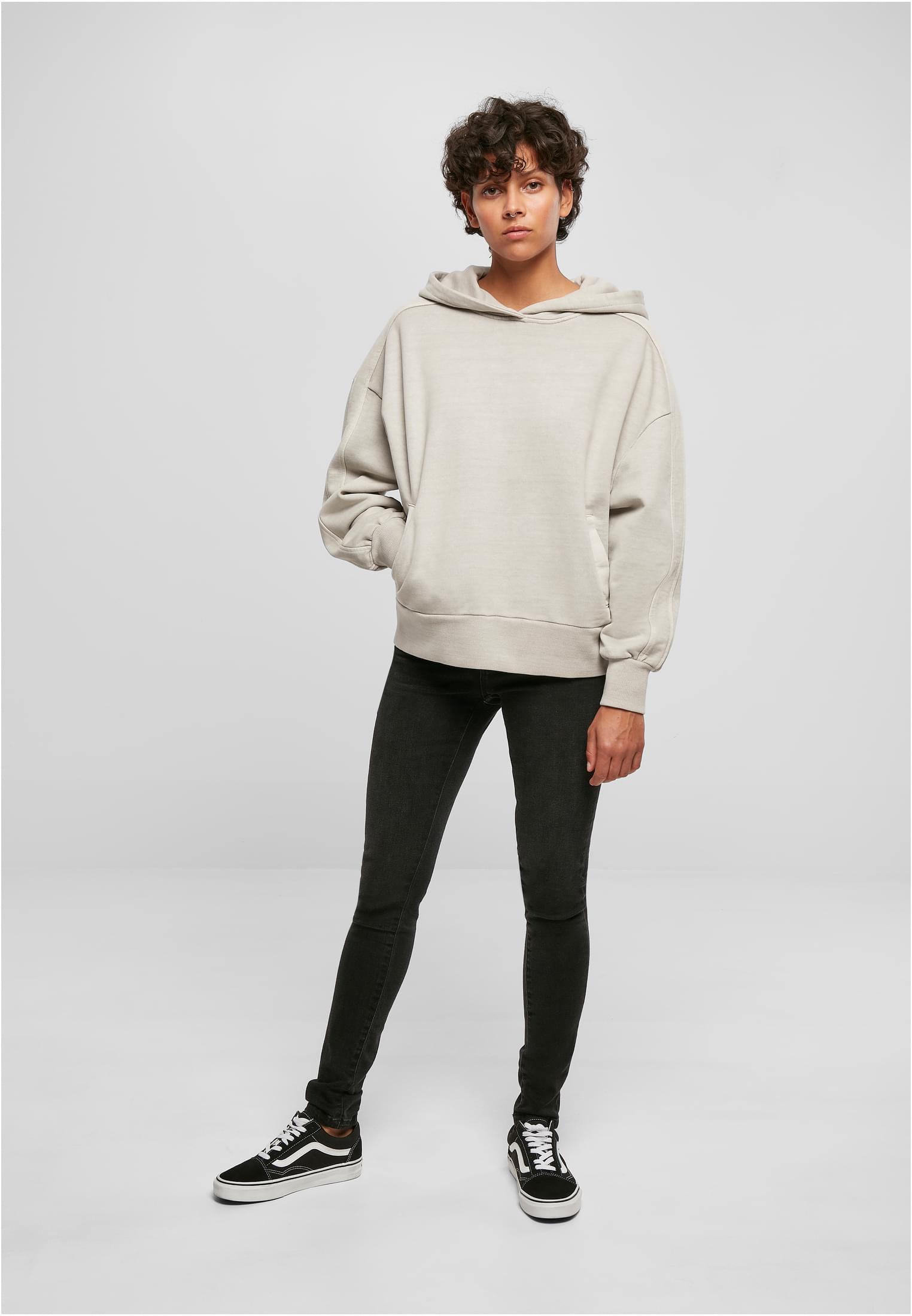 Femmes Coupe-vent Terry Garment Dye Hoody gris foncé 3XL
 - variant image 4