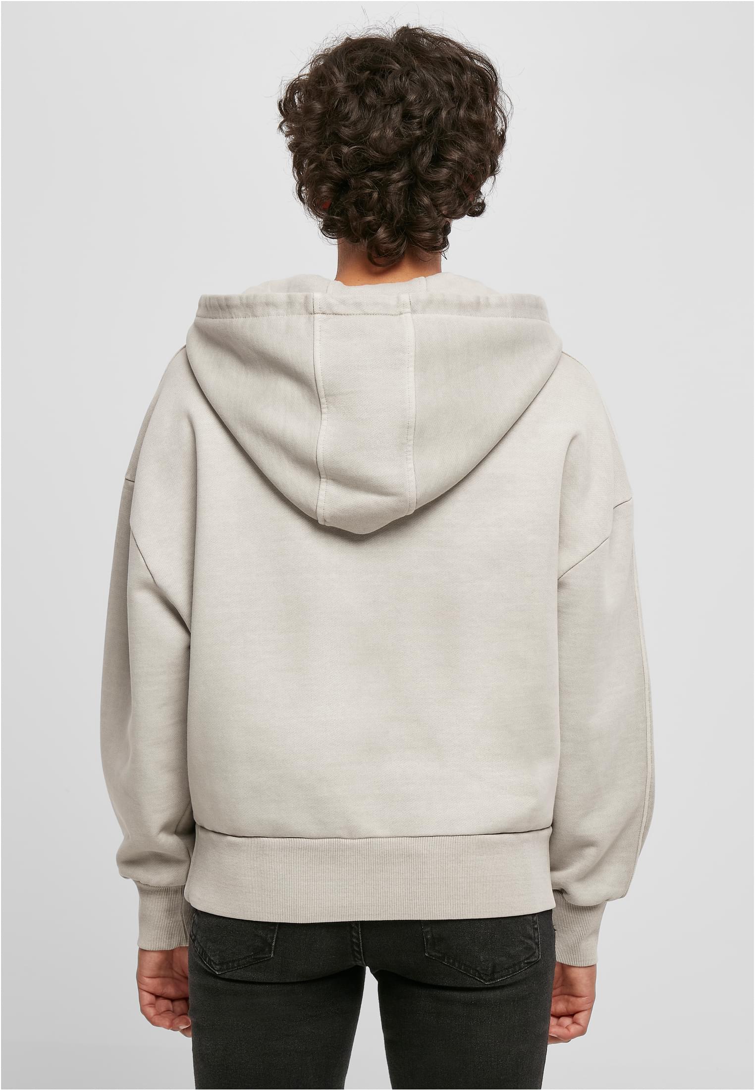 Femmes Coupe-vent Terry Garment Dye Hoody gris foncé 3XL
 - variant image 2