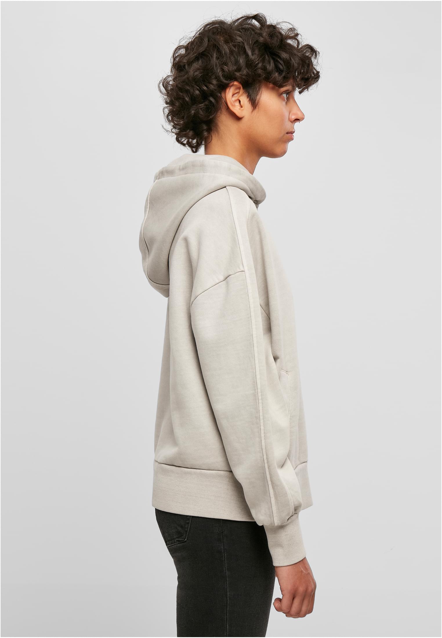 Femmes Coupe-vent Terry Garment Dye Hoody gris foncé 3XL
 - variant image 3