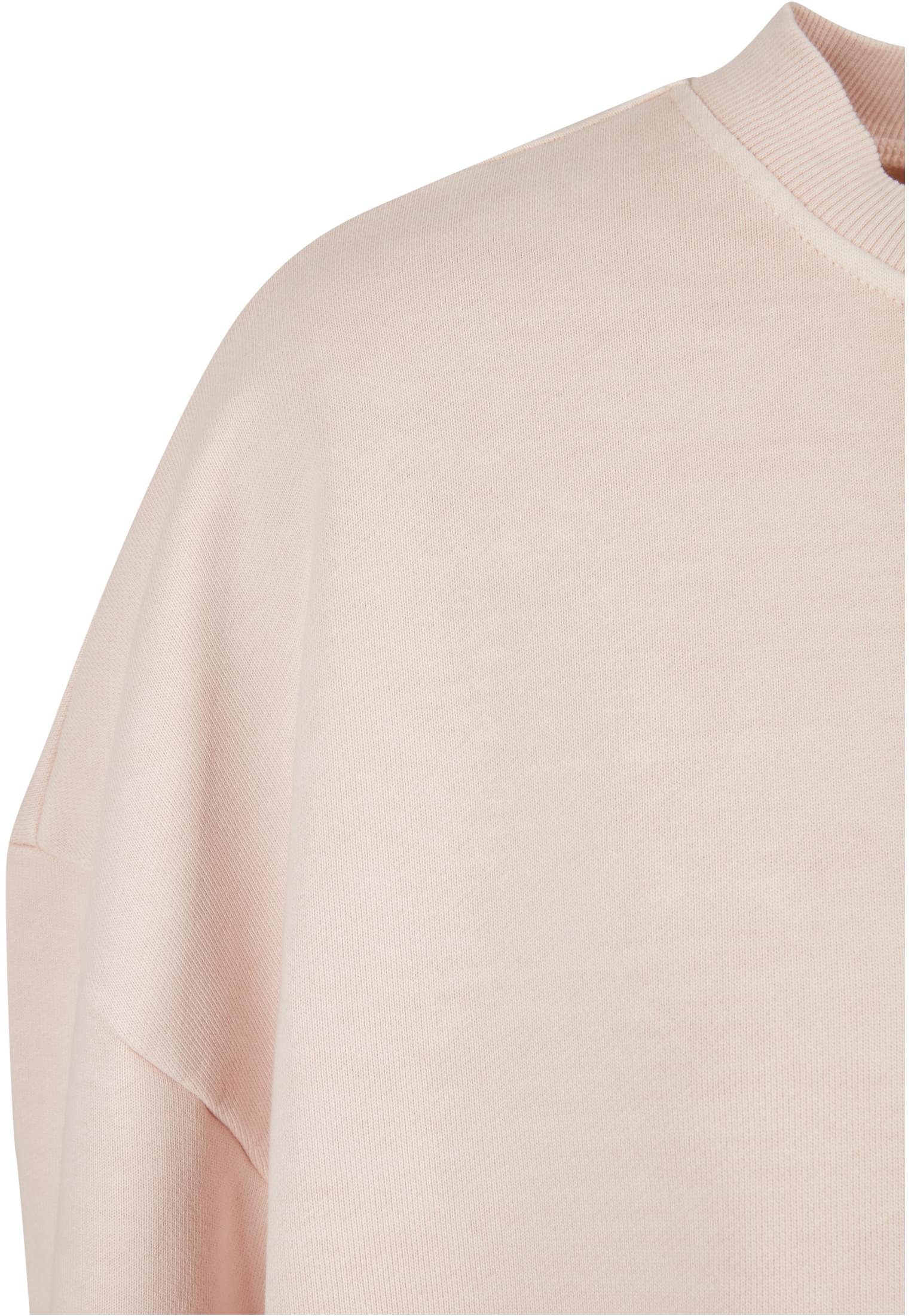 Ladies Heavy Terry Garment Dye Crewneck pink 3XL - variant image 8