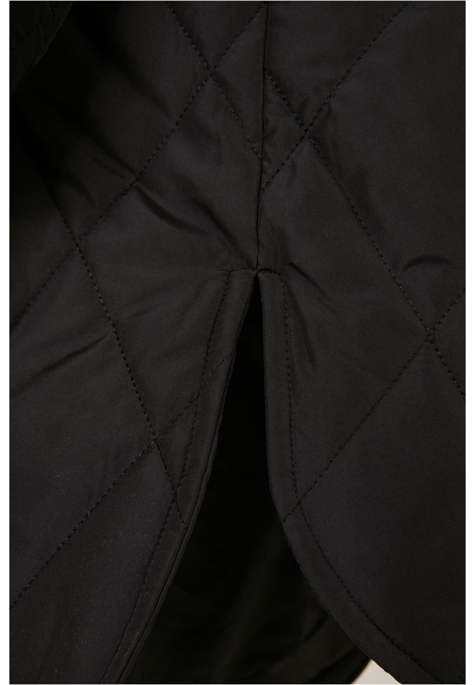 Ladies Oversized Diamond Quilted Hooded Coat black 3XL - variant image 10