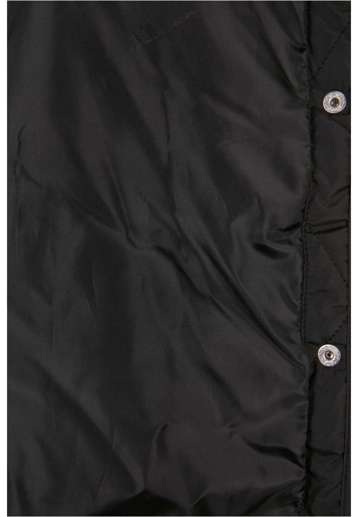 Ladies Oversized Diamond Quilted Hooded Coat black 3XL - variant image 11