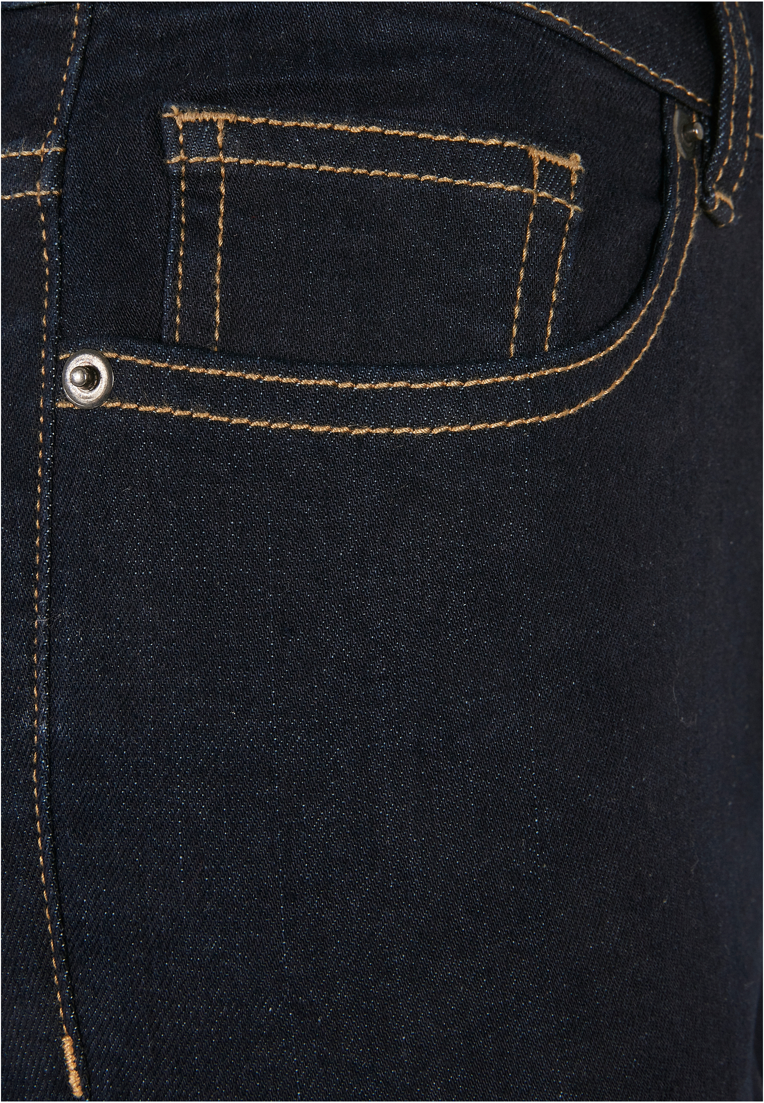 Ladies Organic High Waist Skinny Jeans darkblue raw 26 - variant image 9