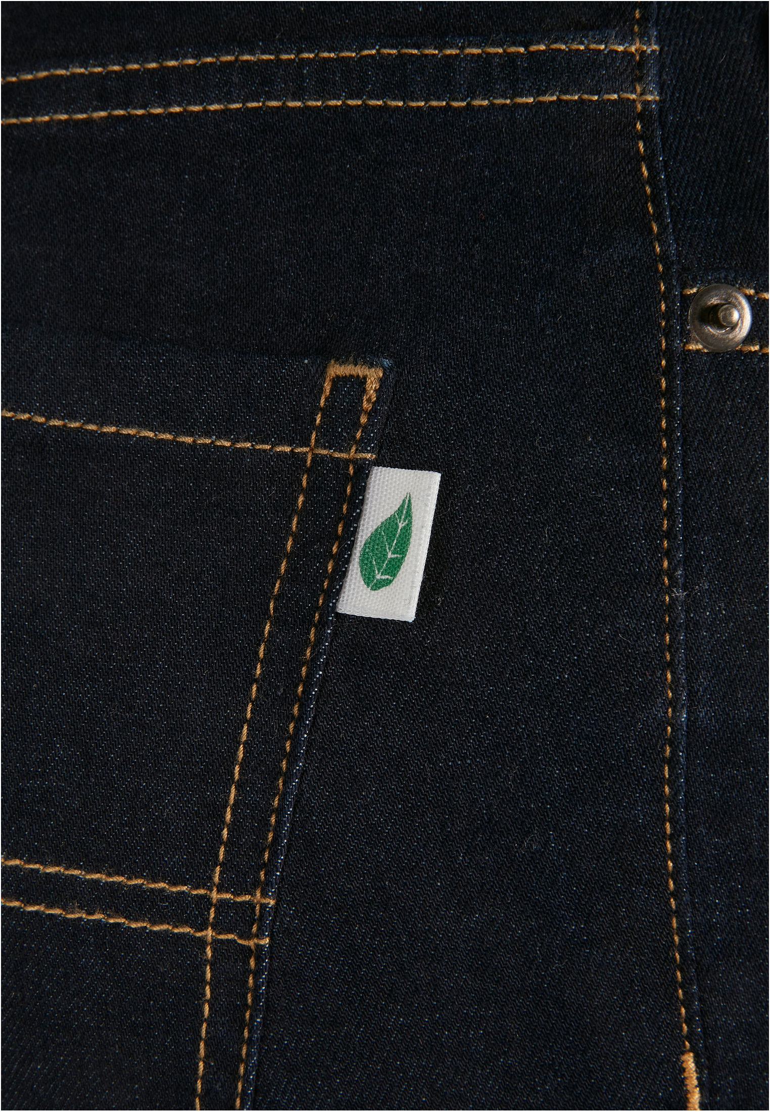 Ladies Organic High Waist Skinny Jeans darkblue raw 26 - variant image 10