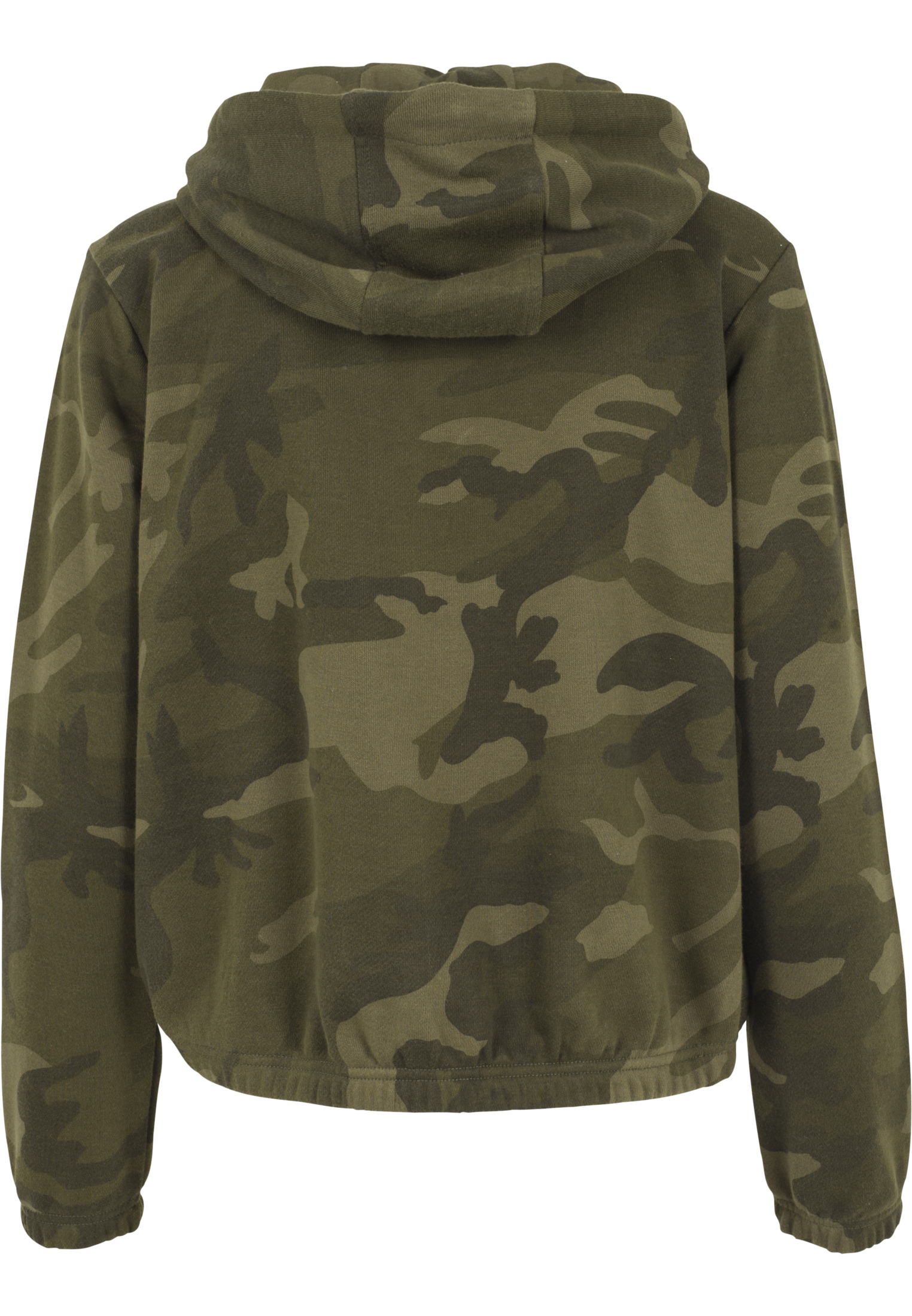 Ladies Camo Cropped Hoody olive camo L - variant image 7