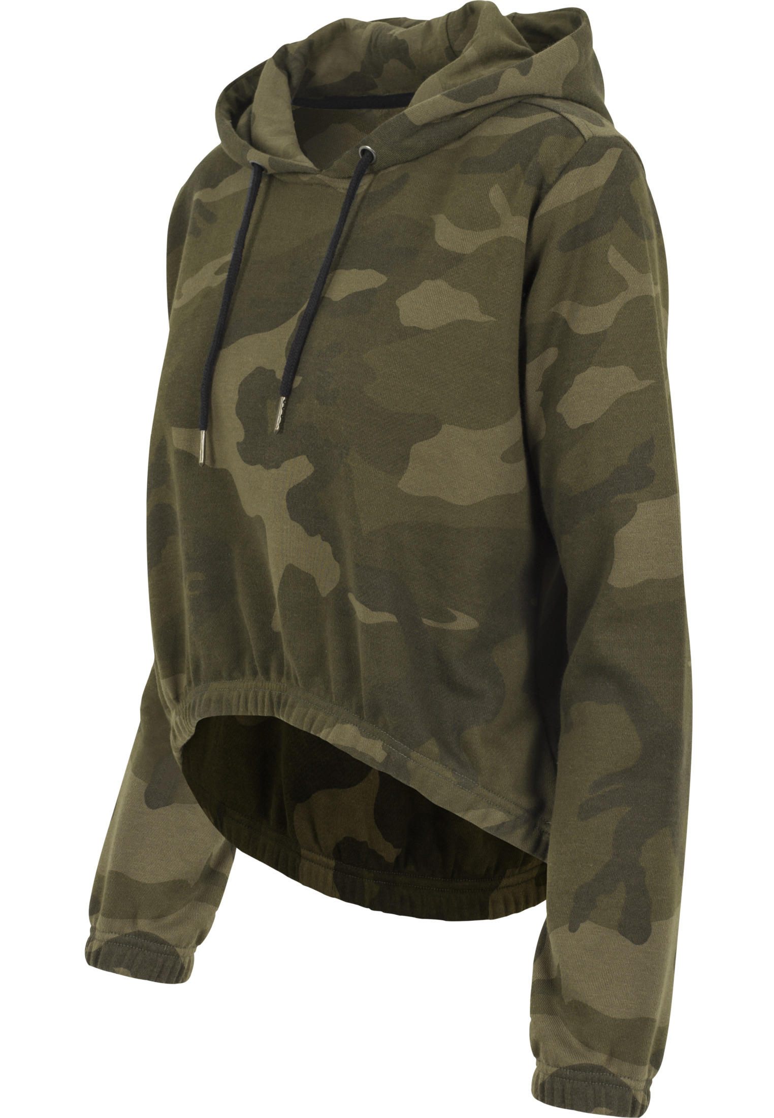 Ladies Camo Cropped Hoody olive camo L - variant image 5