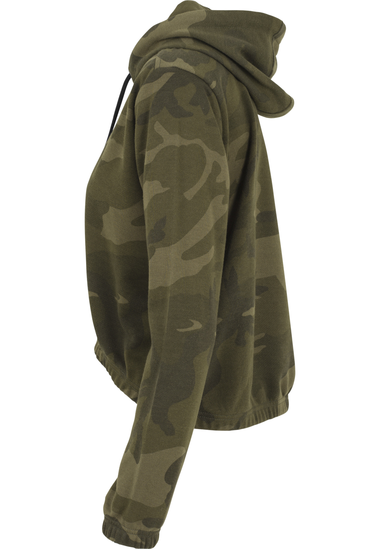 Ladies Camo Cropped Hoody olive camo L - variant image 6