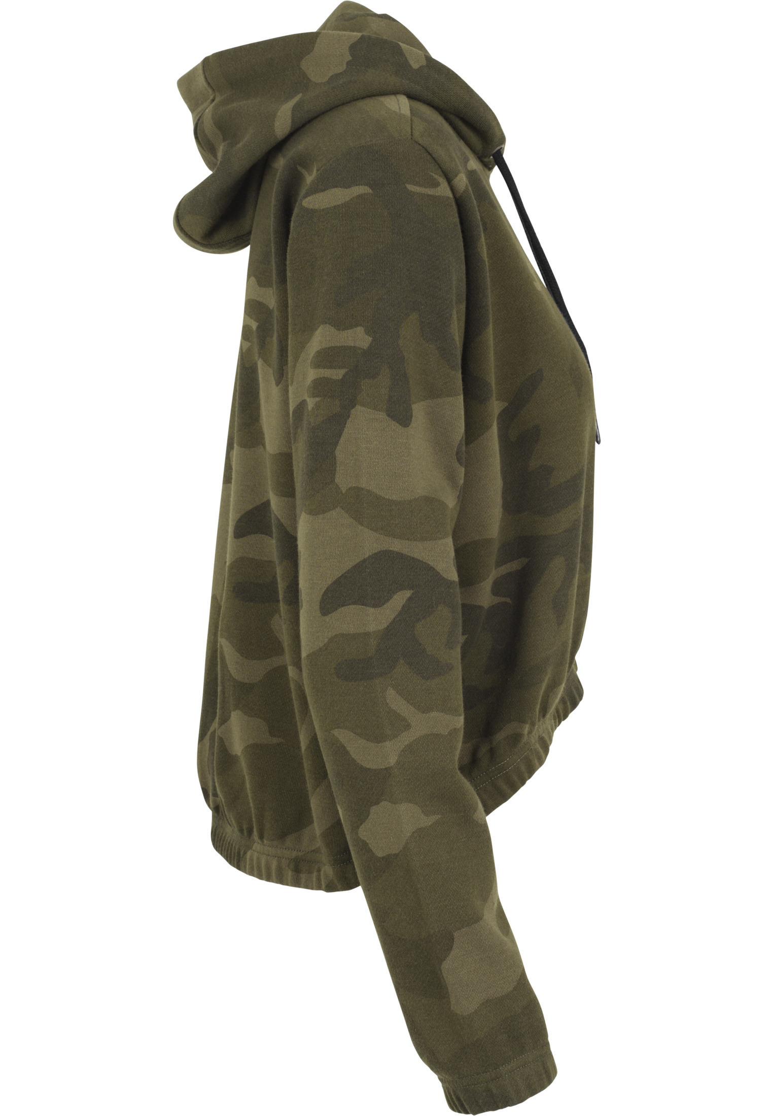 Ladies Camo Cropped Hoody olive camo L - variant image 8