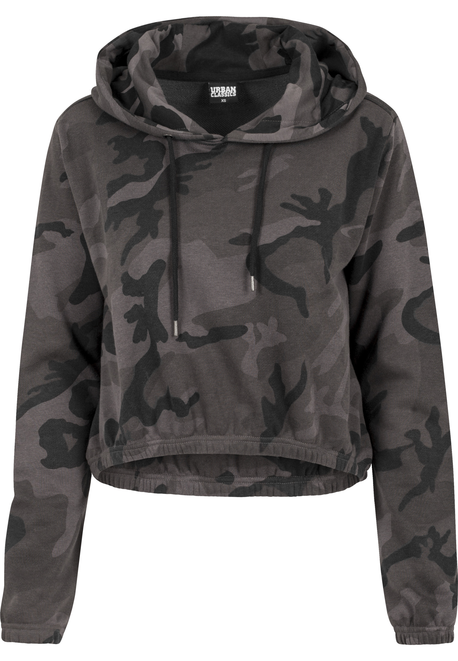 Ladies Camo Cropped Hoody dark camo L - variant image 5