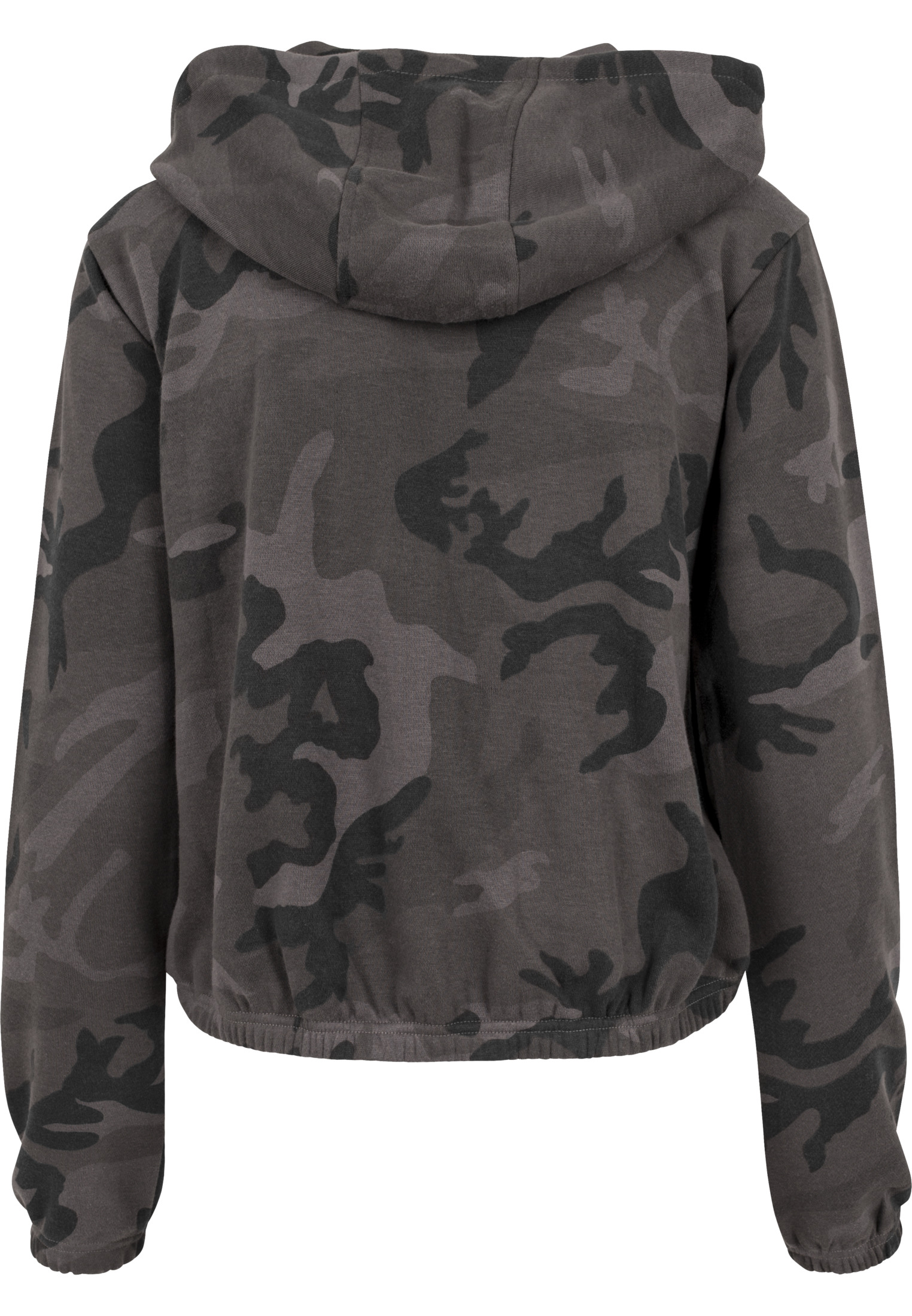 Ladies Camo Cropped Hoody dark camo L - variant image 8