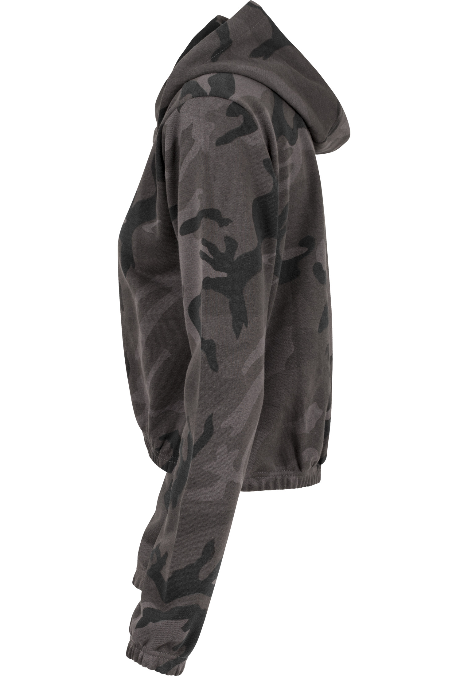 Ladies Camo Cropped Hoody dark camo L - variant image 7