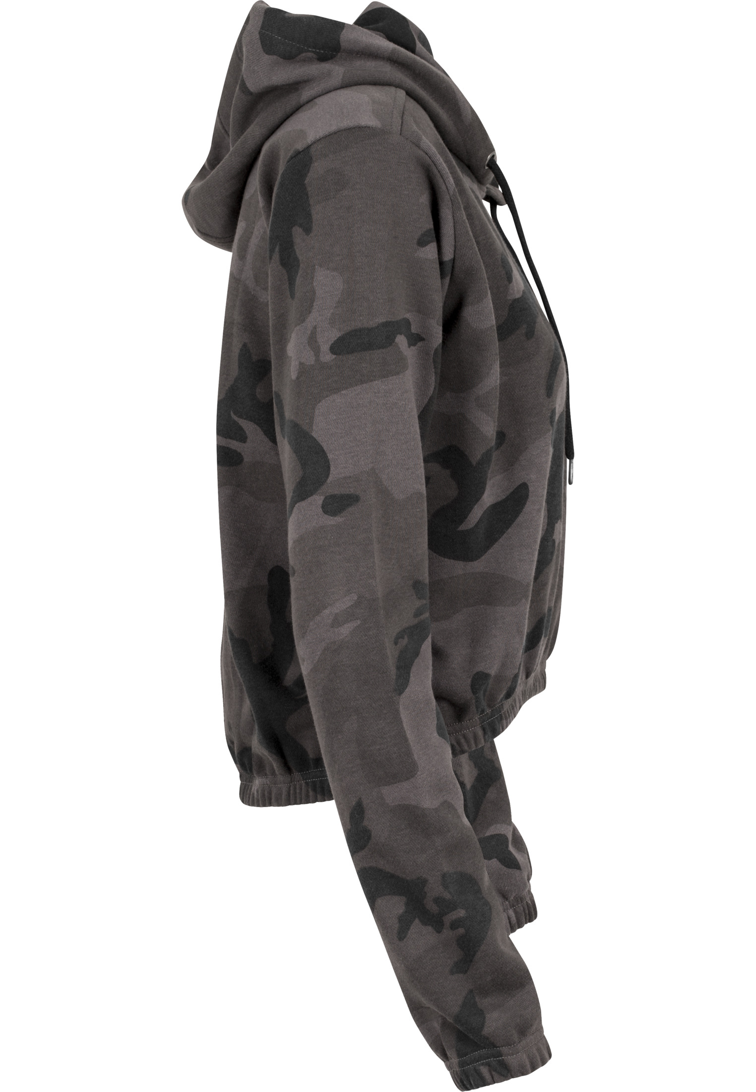 Ladies Camo Cropped Hoody dark camo L - variant image 9