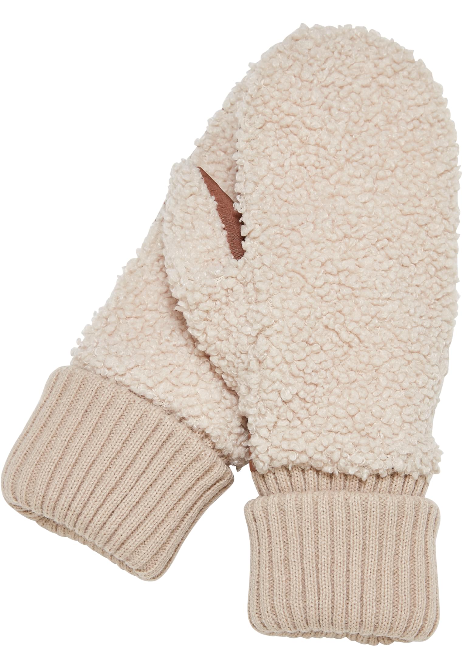 Basic Sherpa Gloves toffee/buttercream L/XL - variant image 2