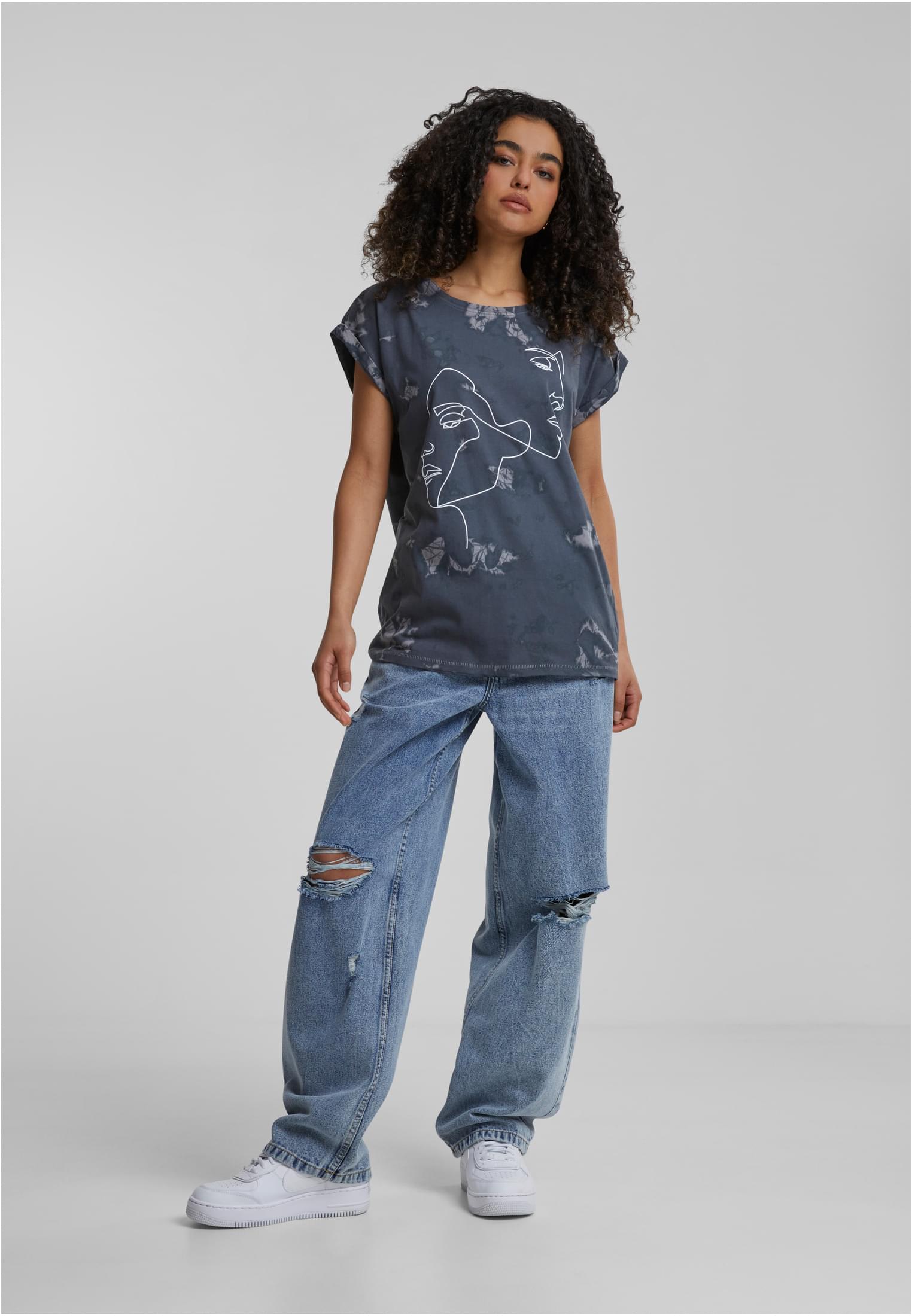 Ladies One Line Fit Tee grigio scuro L
 - variant image 2