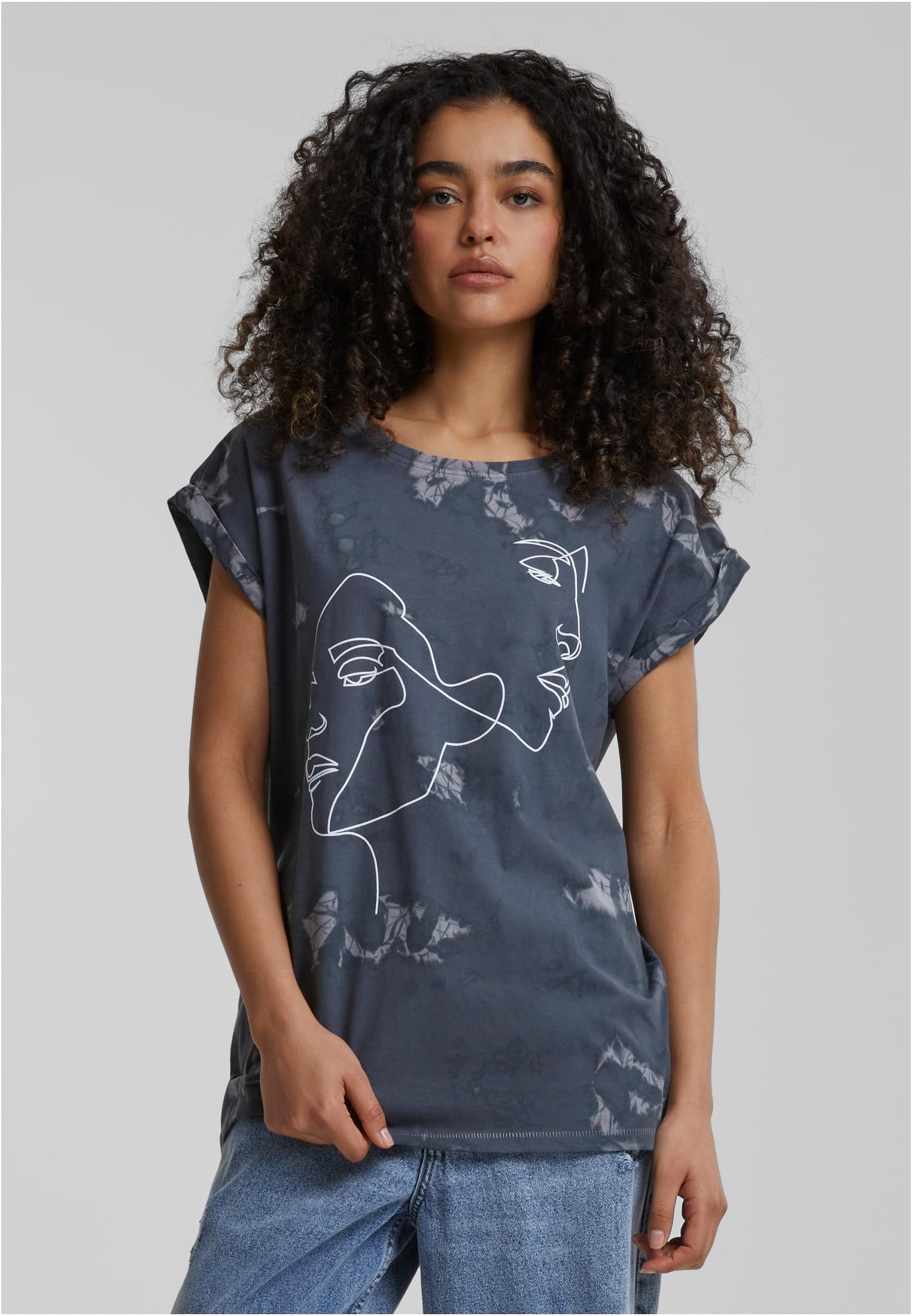 Ladies One Line Fit Tee grigio scuro L
 - alternate variant 1