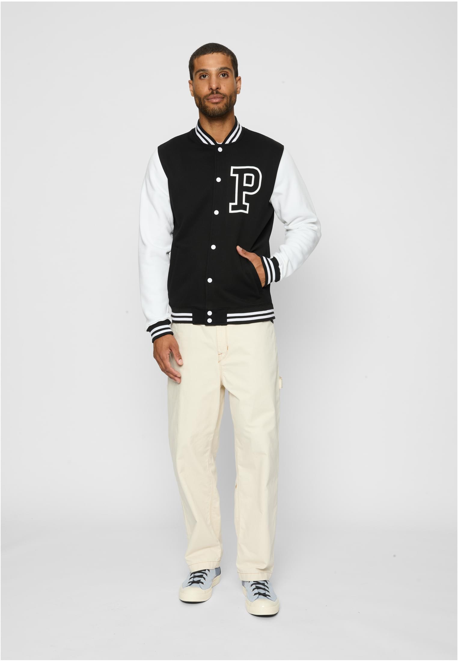 Pray College Jacket blk/wht L - variant image 2