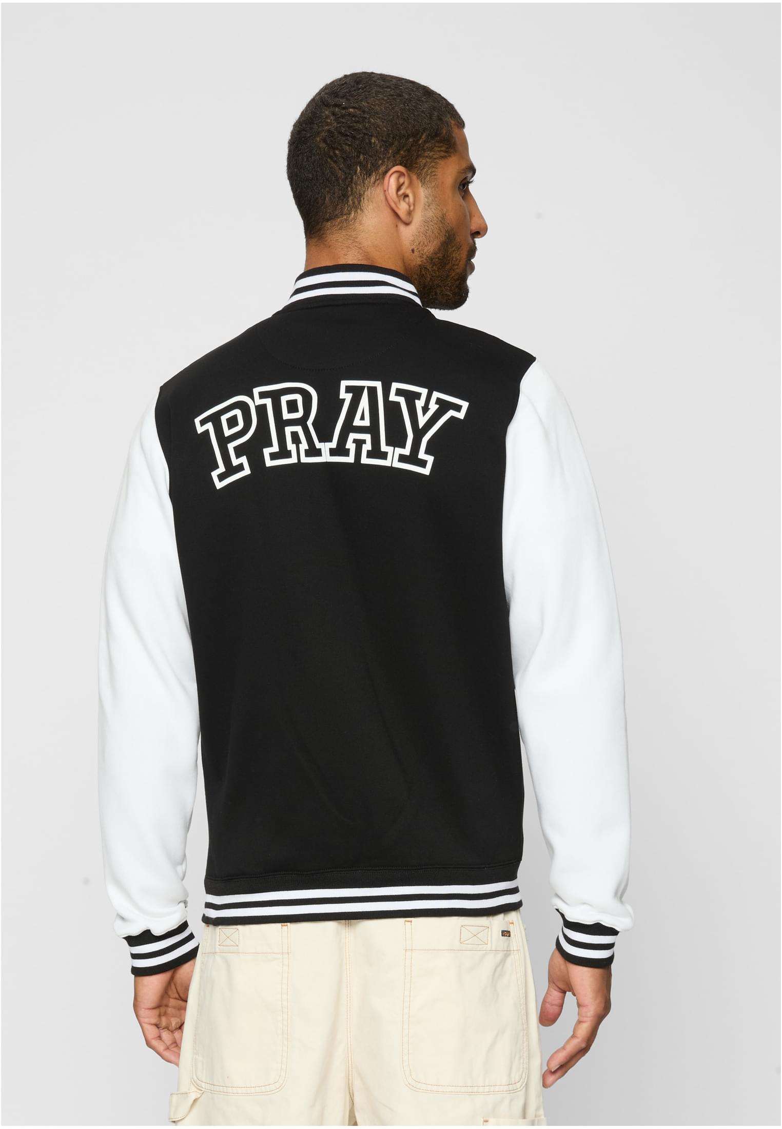 Pray College Jacket blk/wht L - variant image 1