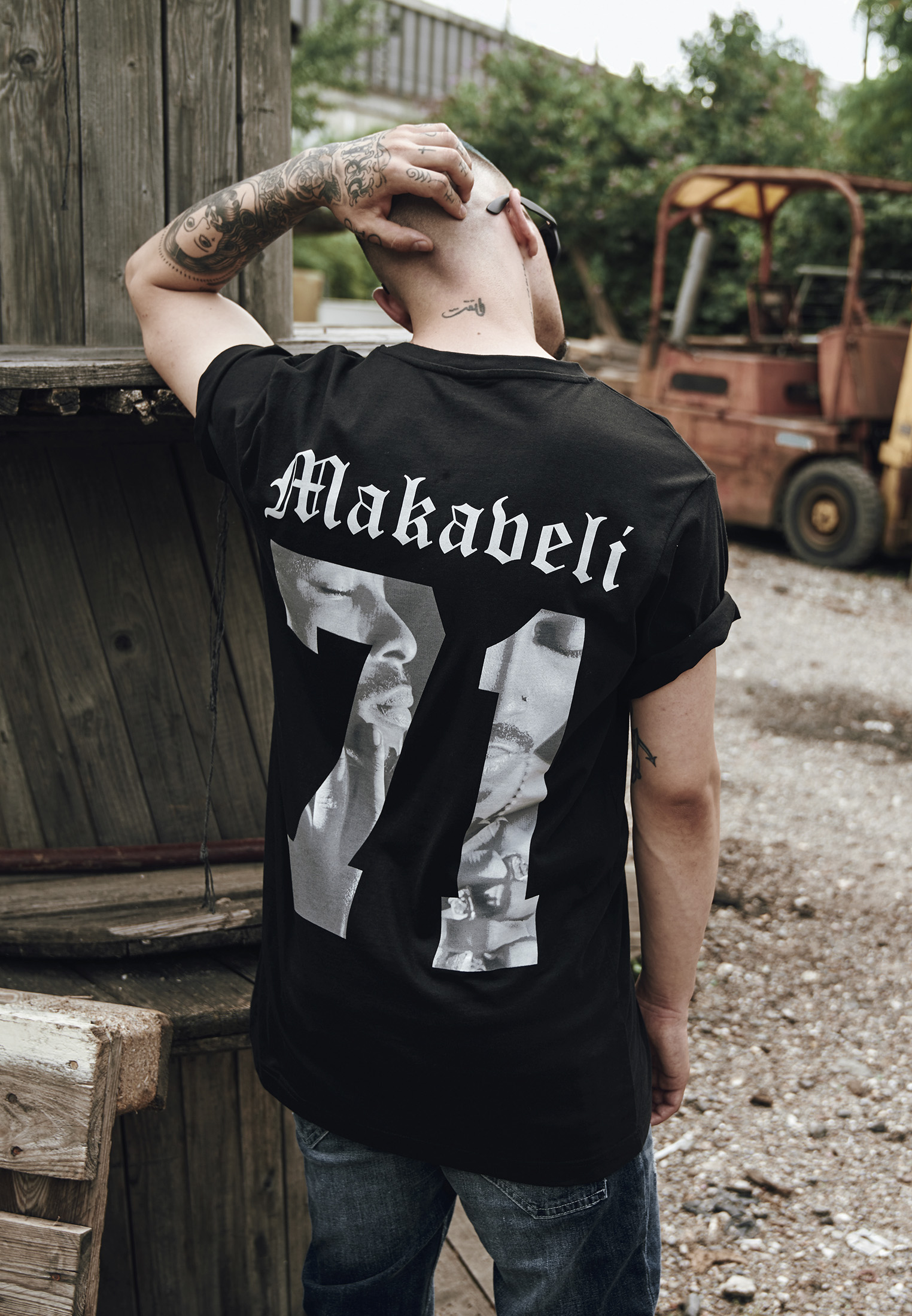 Tupac Makaveli Camiseta negra L
 - variant image 1
