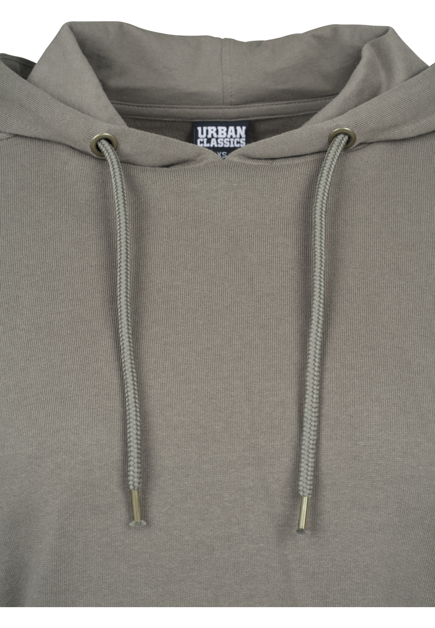 Ladies Cropped Terry Hoody army green L - variant image 4